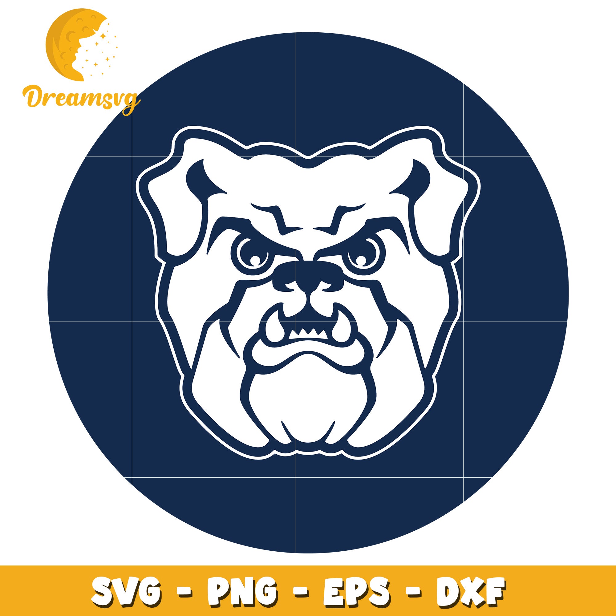 Bulldog Mascot SVG Graphic for Cutting Machines and Crafts