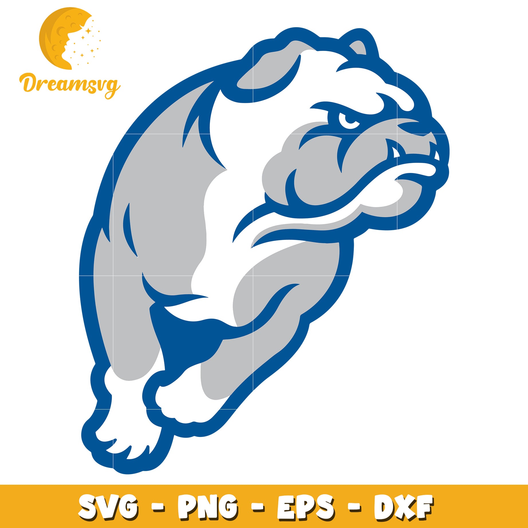 Bulldog SVG PNG EPS DXF Cut File