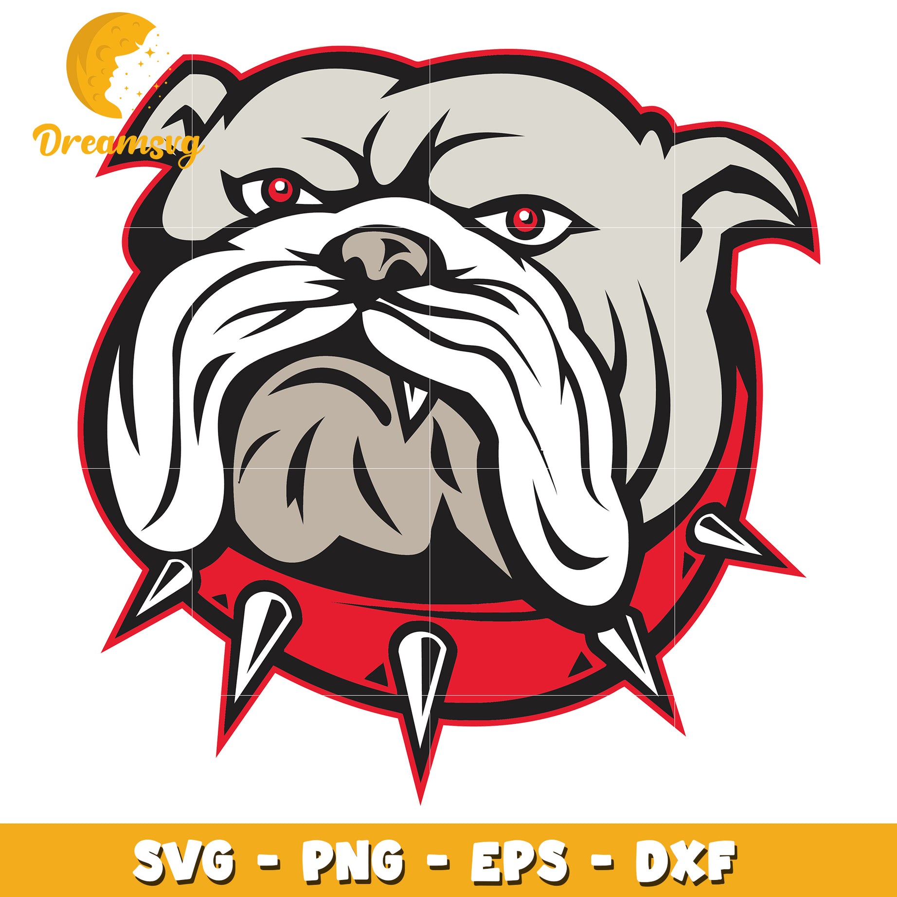 Bulldog SVG PNG EPS DXF Files