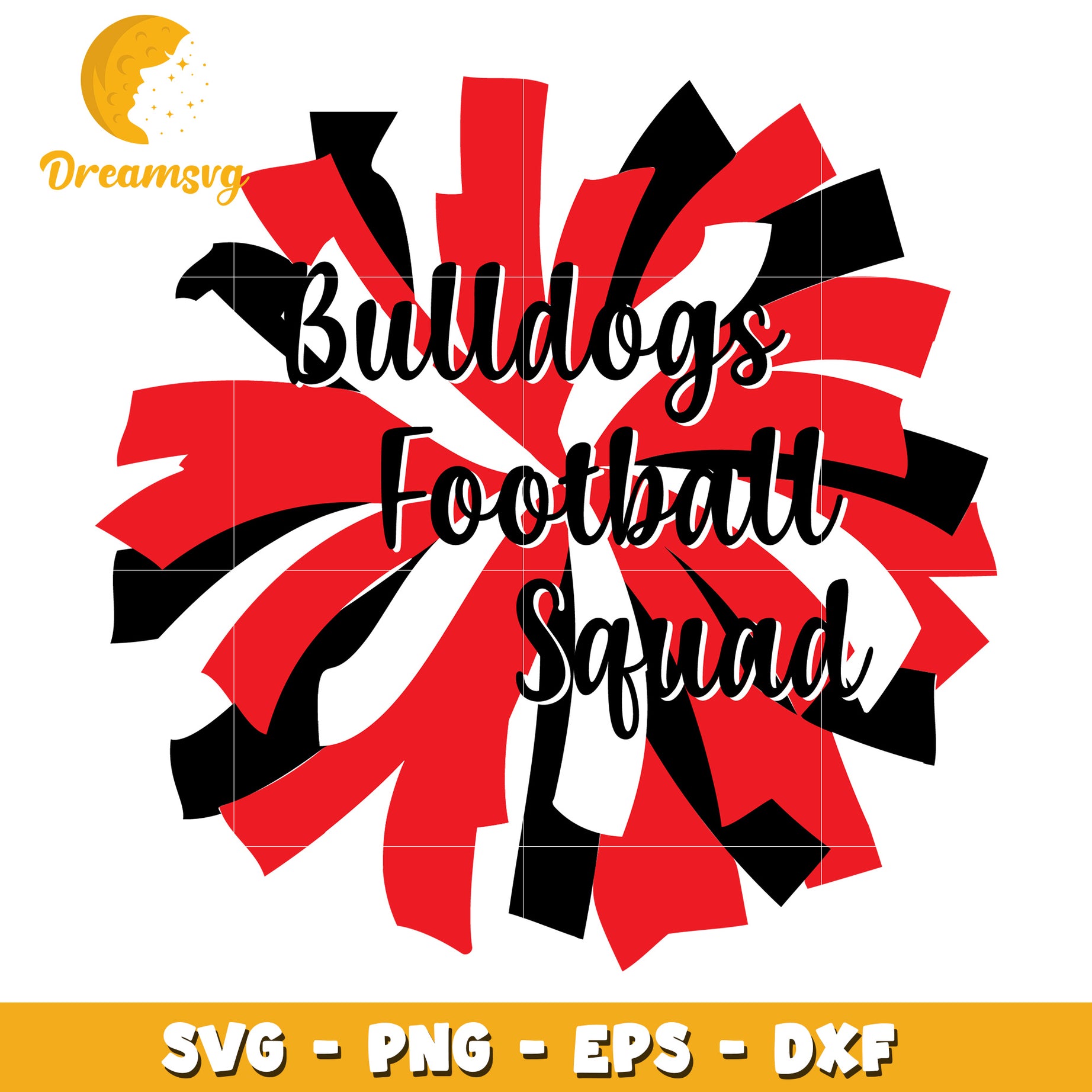 Bulldogs Football Squad SVG PNG EPS DXF