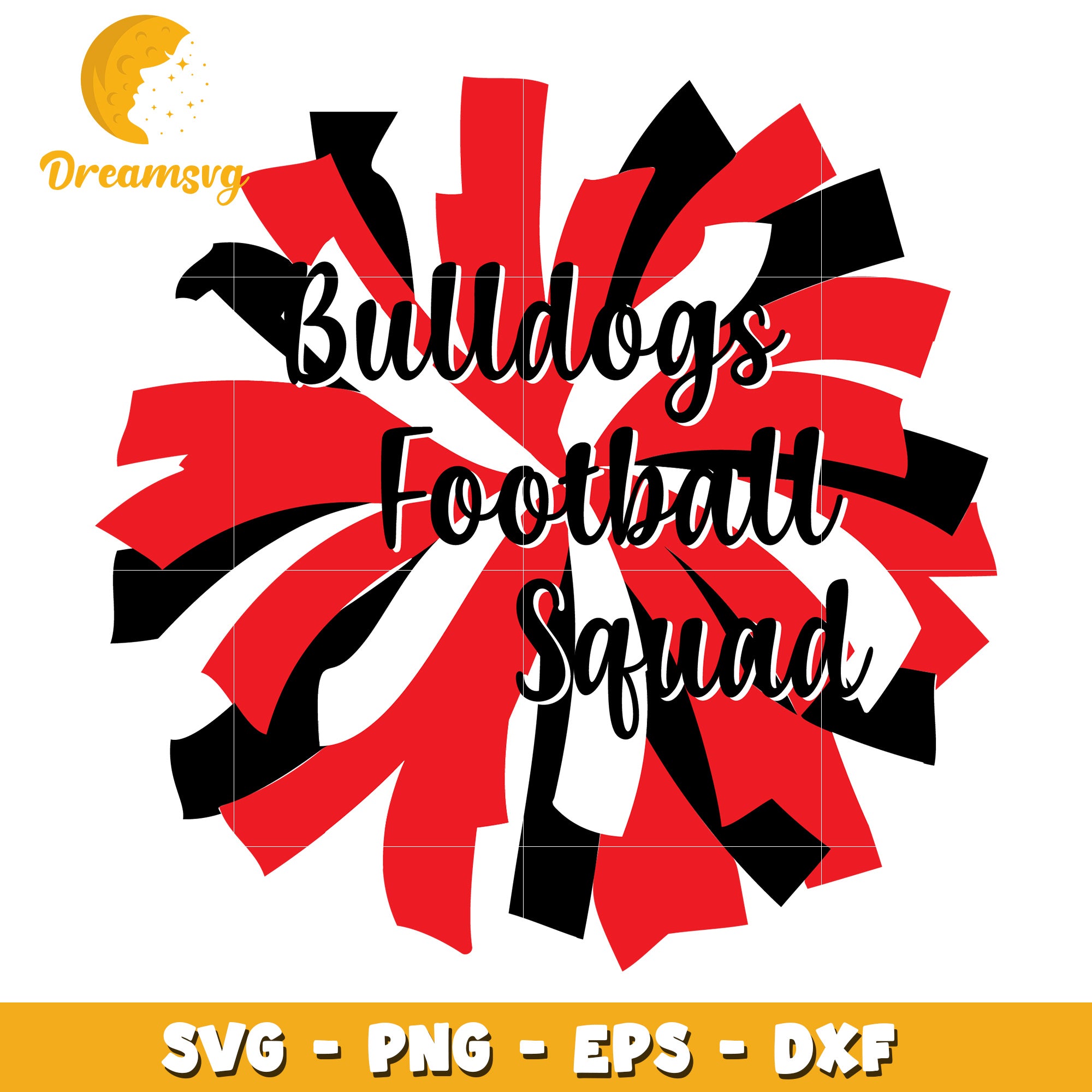Bulldogs Football Squad SVG PNG EPS DXF