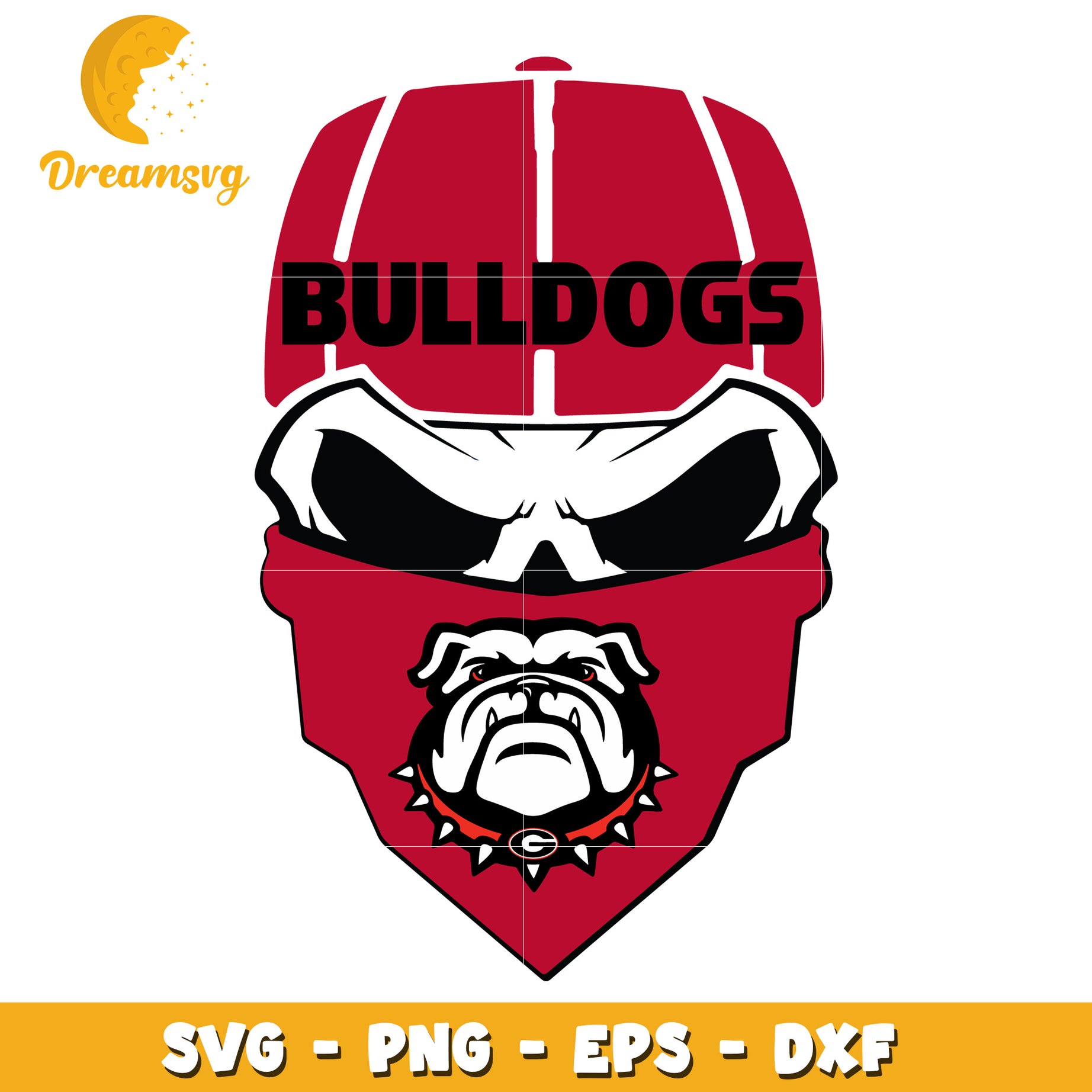 Bulldogs SVG Design for T-Shirts and Craft Projects Online