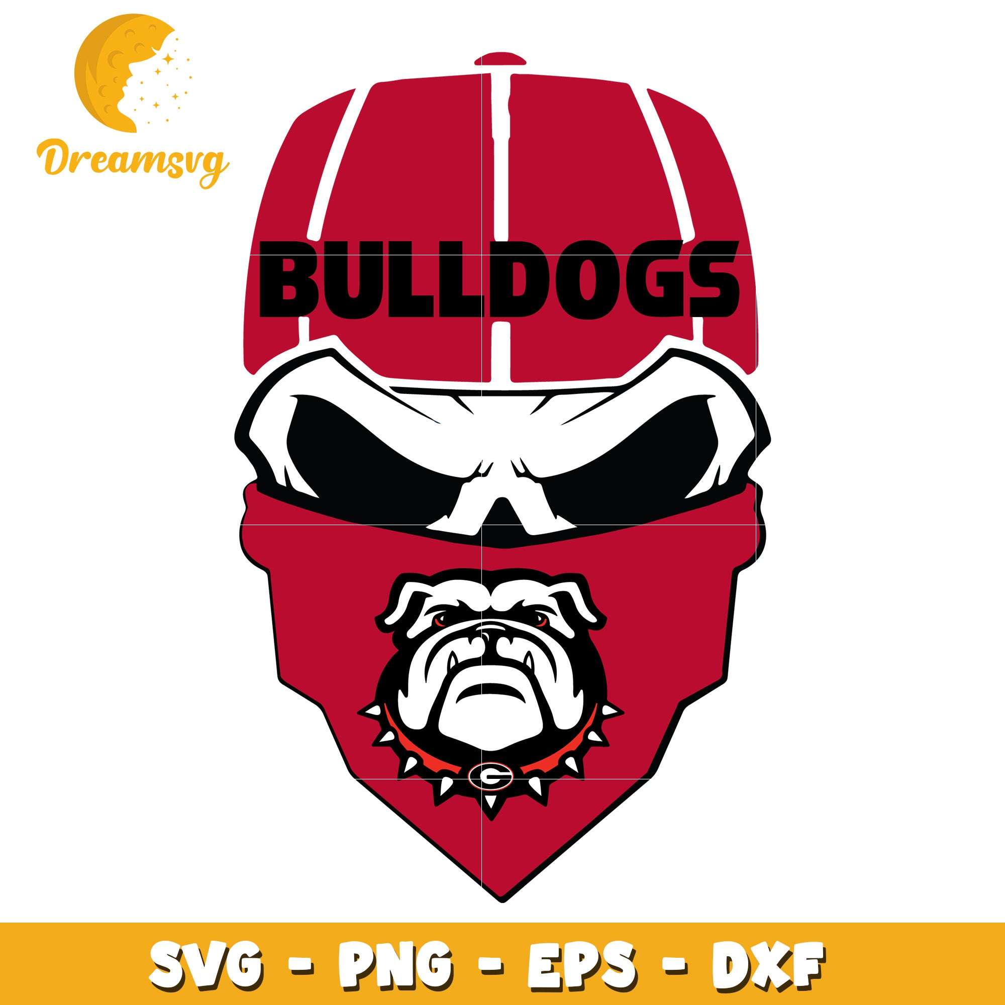 Bulldogs SVG Design for T-Shirts and Craft Projects Online