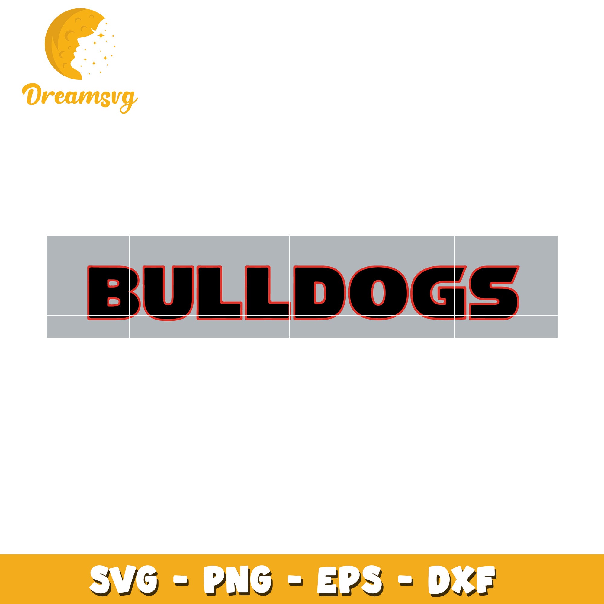 Bulldogs SVG File Designs for Crafts and Custom Projects