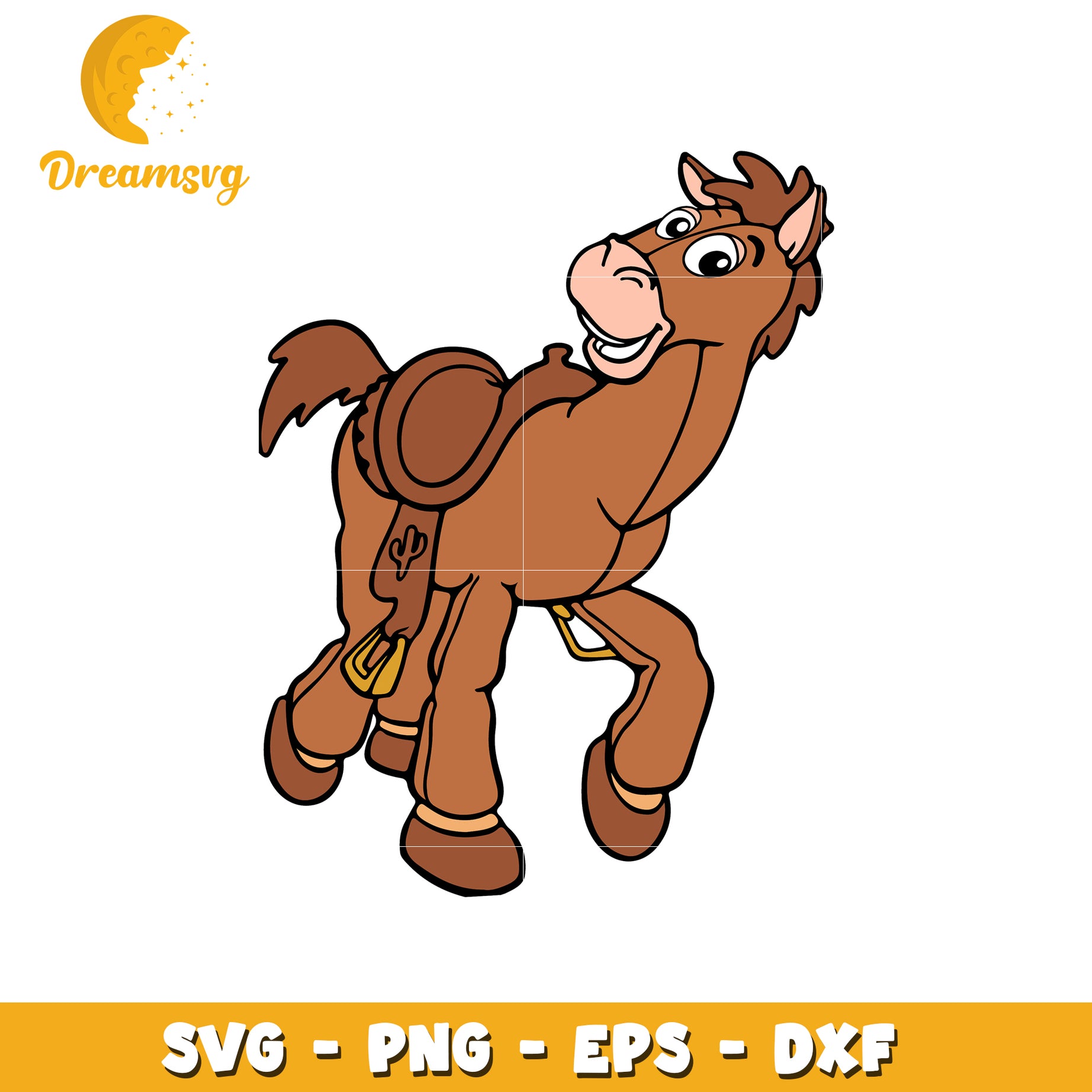 Bullseye Horse SVG Cut File