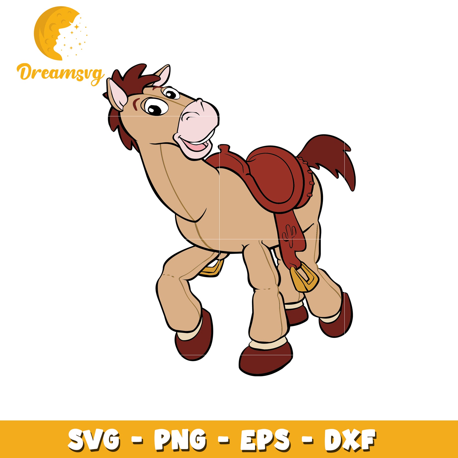 Bullseye SVG Cut File Toy Story Horse