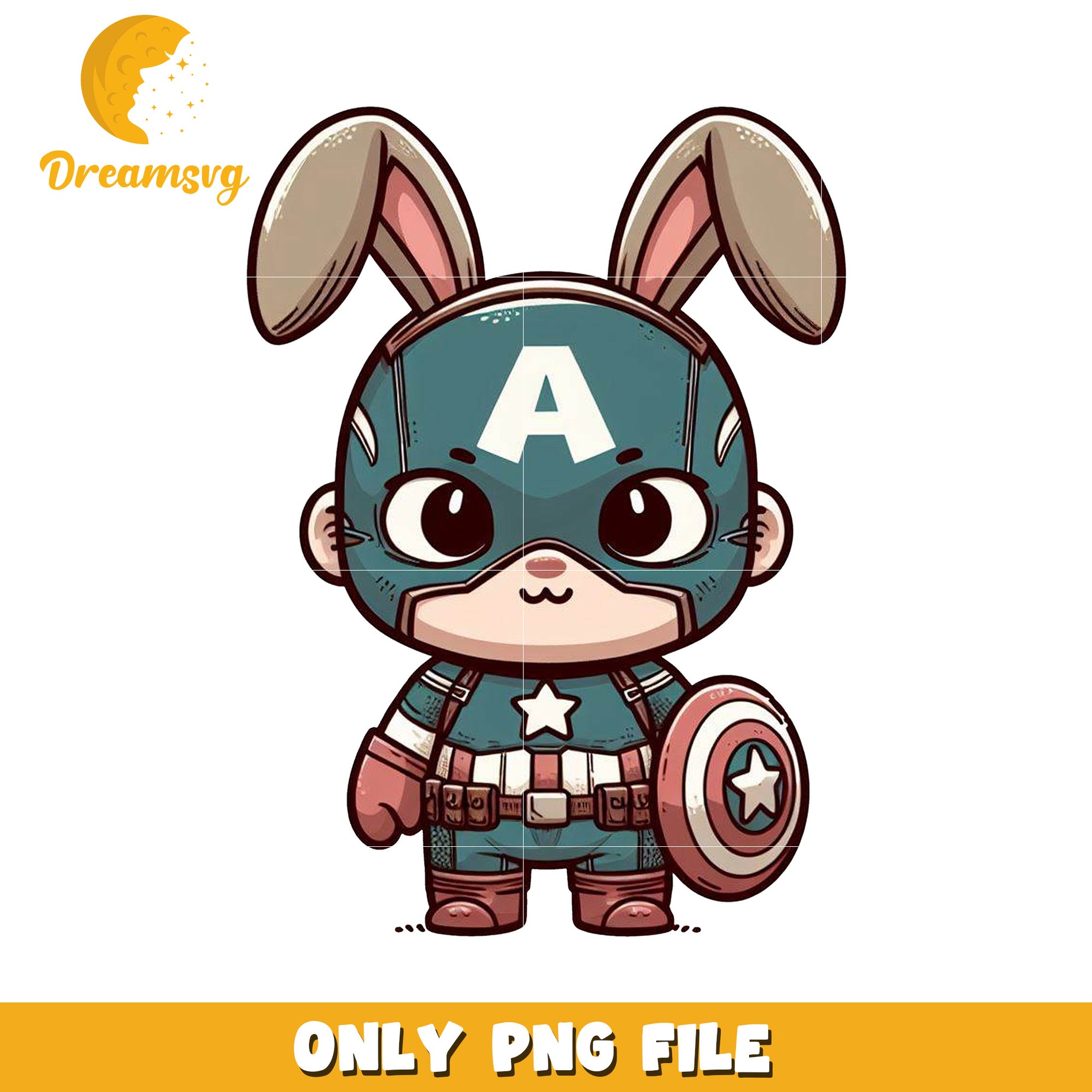 Bunny Captain America PNG