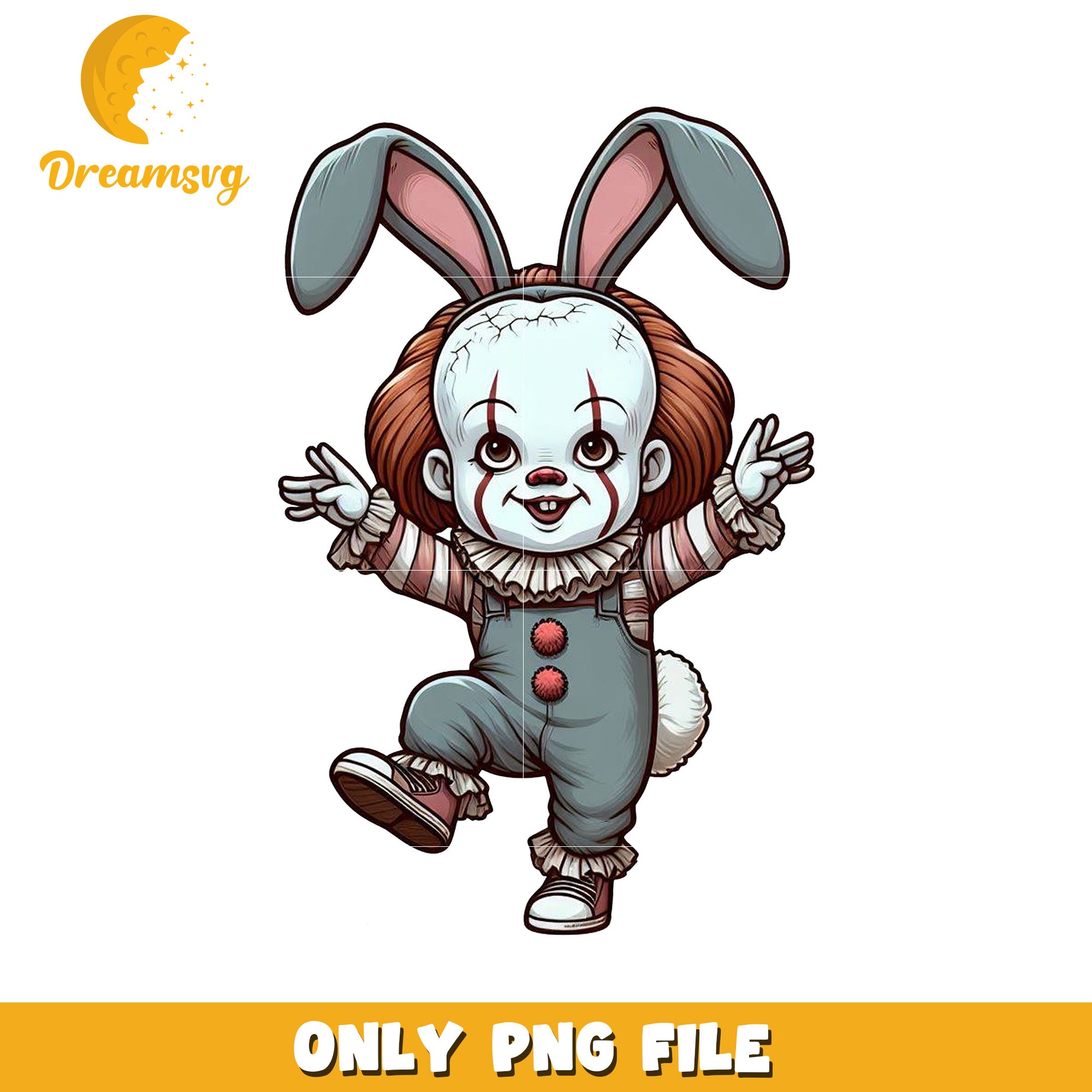 Bunny Clown PNG Clipart