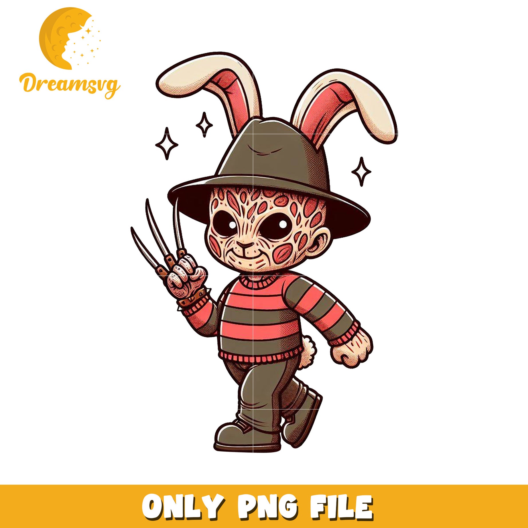 Bunny Freddy Krueger PNG Download