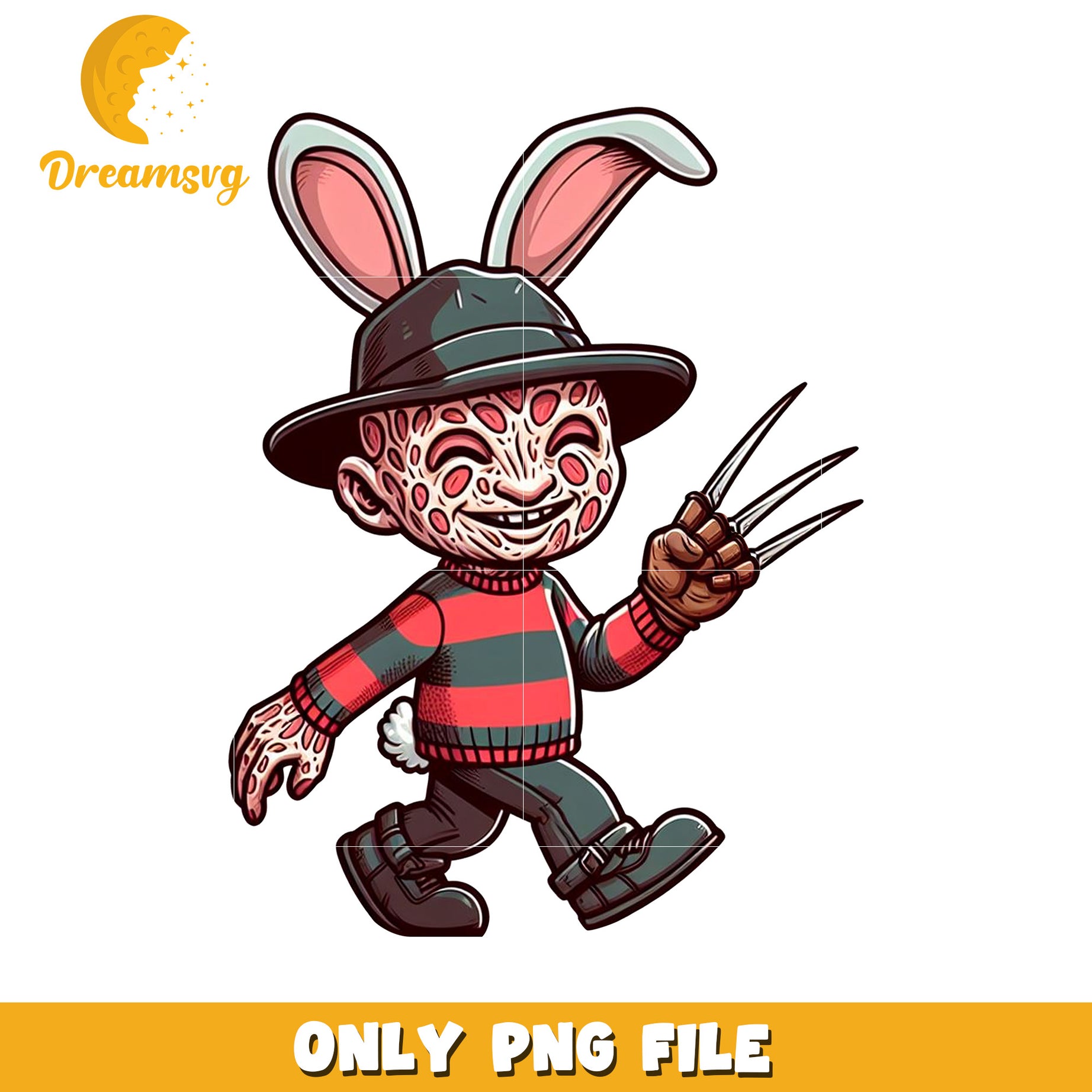 Bunny Freddy Krueger PNG Image