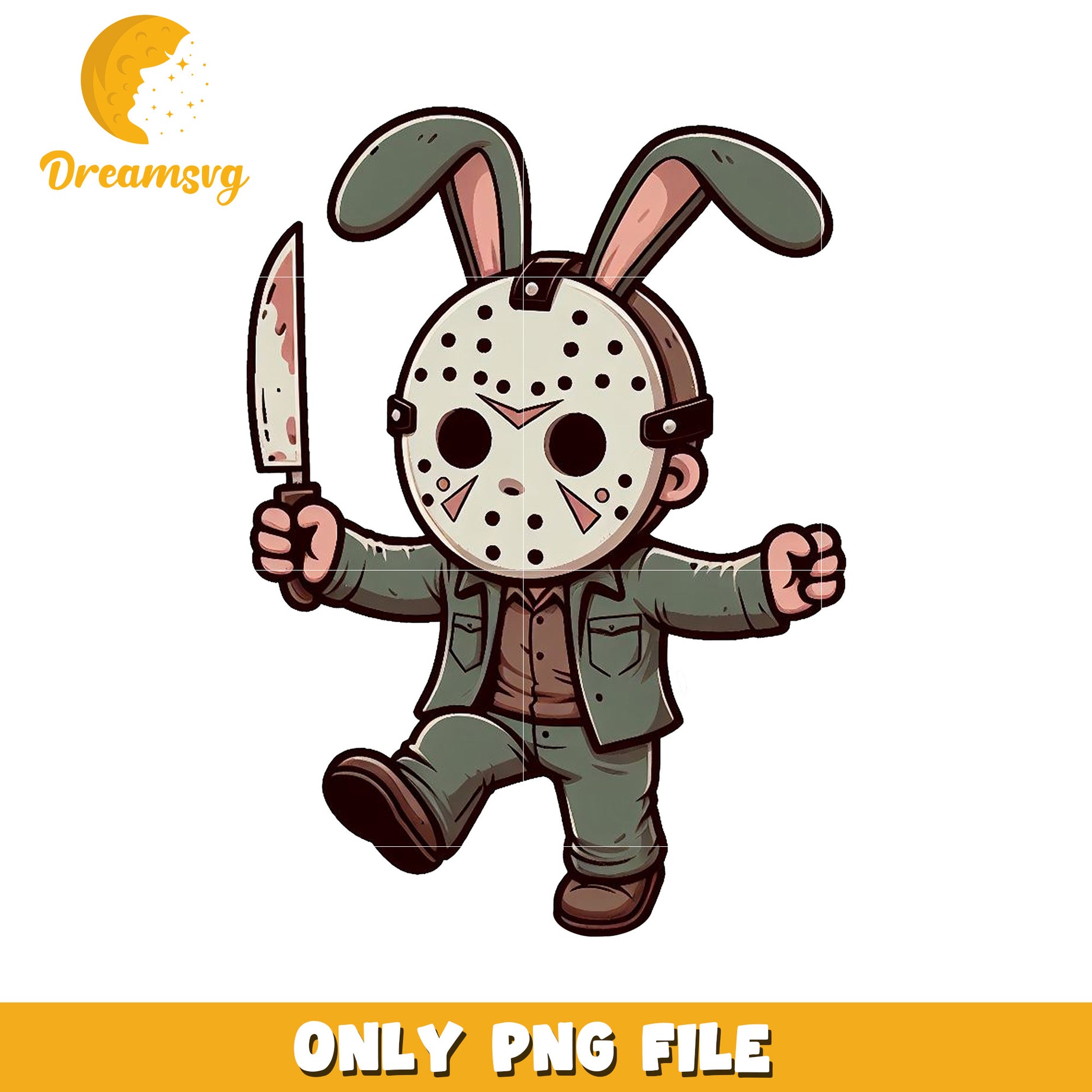 Bunny Jason PNG Mask Horror Clipart