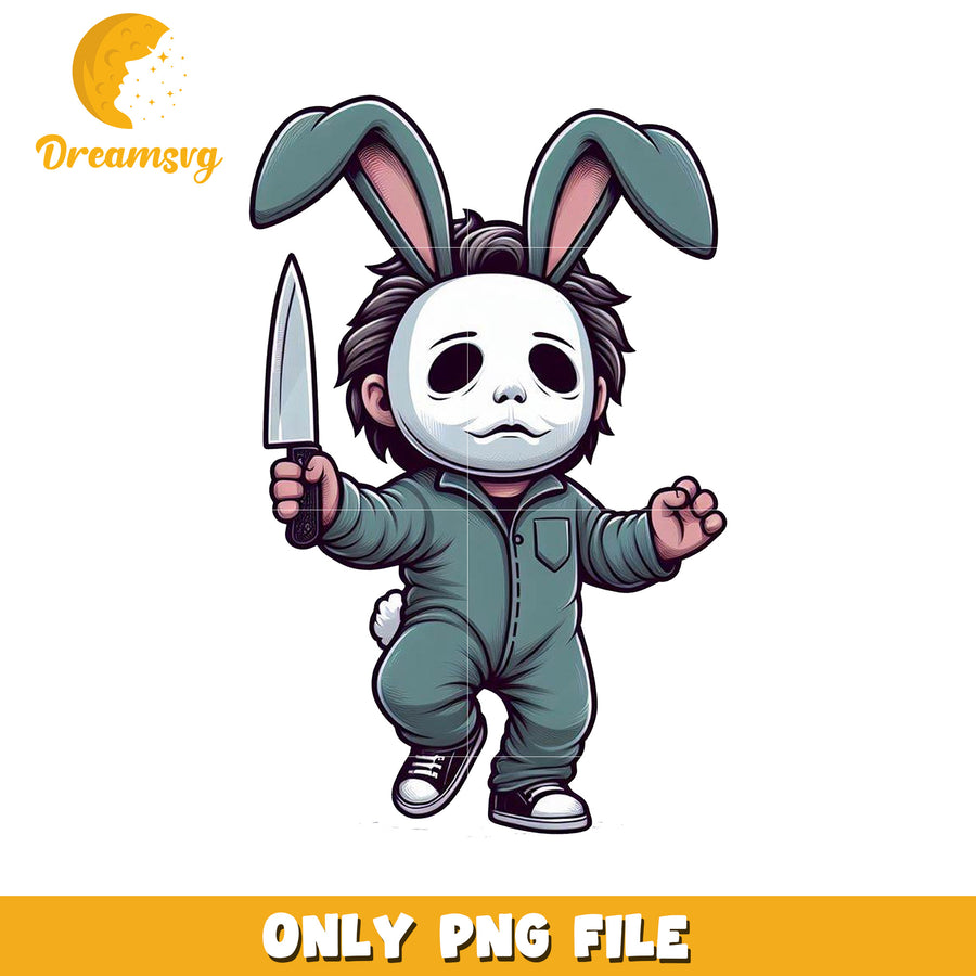 Bunny Michael Myers PNG Halloween