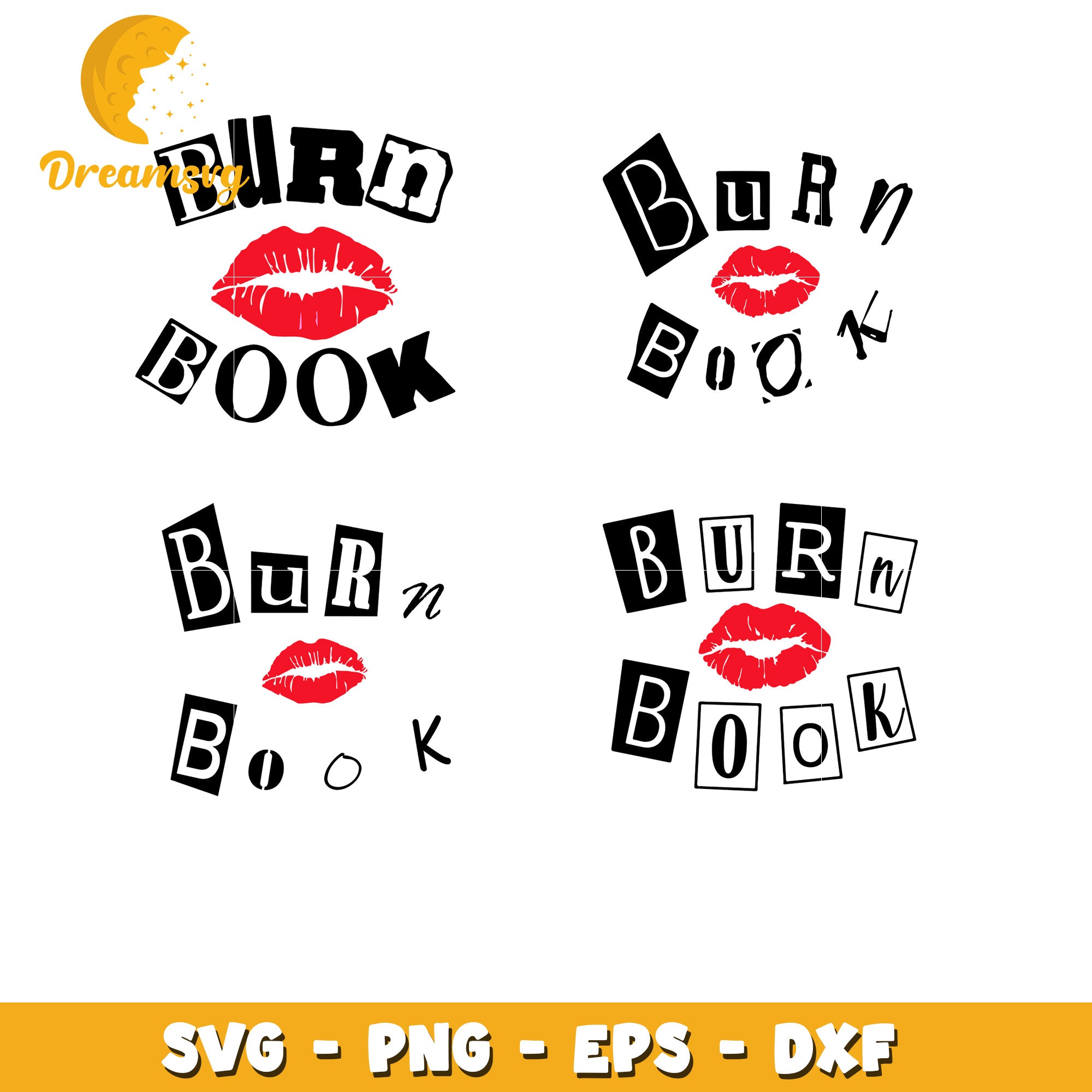 Burn book girls bundle svg, day planner svg, burn book svg