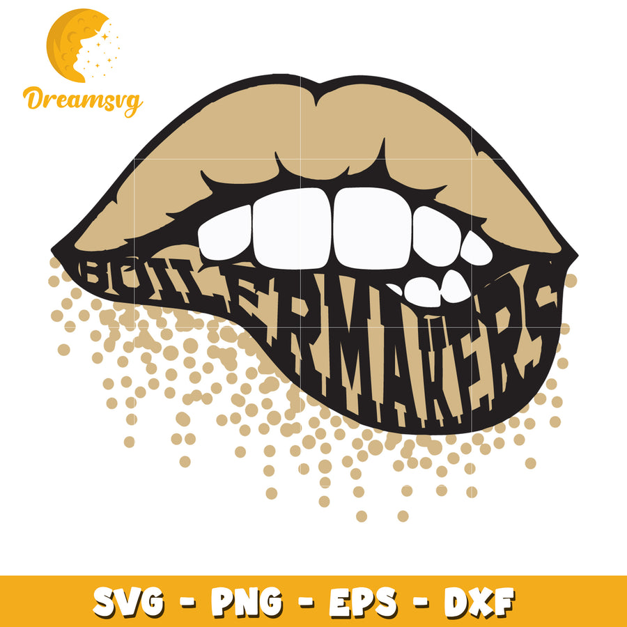 Butler Makers Lips SVG Cut File