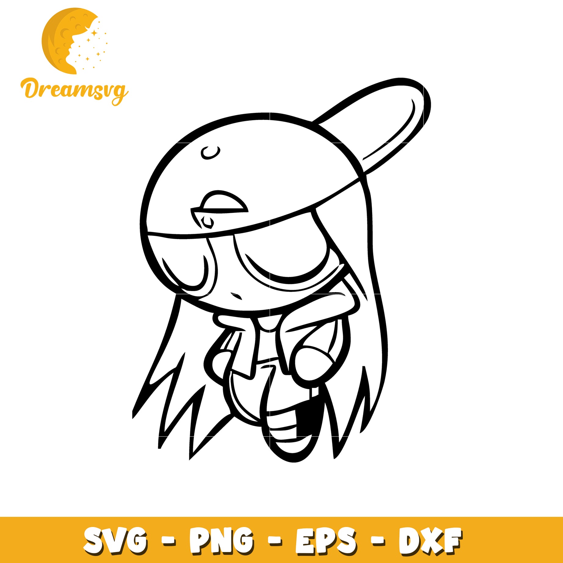 Buttercup SVG Cut File PNG, EPS, DXF