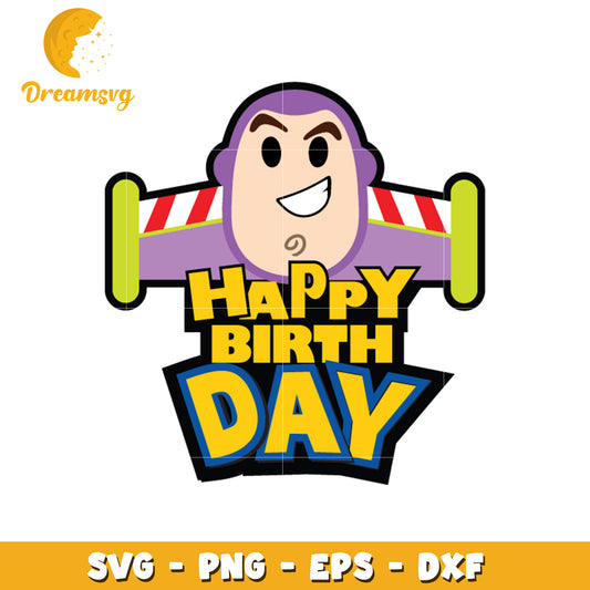 Buzz Lightyear Birthday SVG Cut File