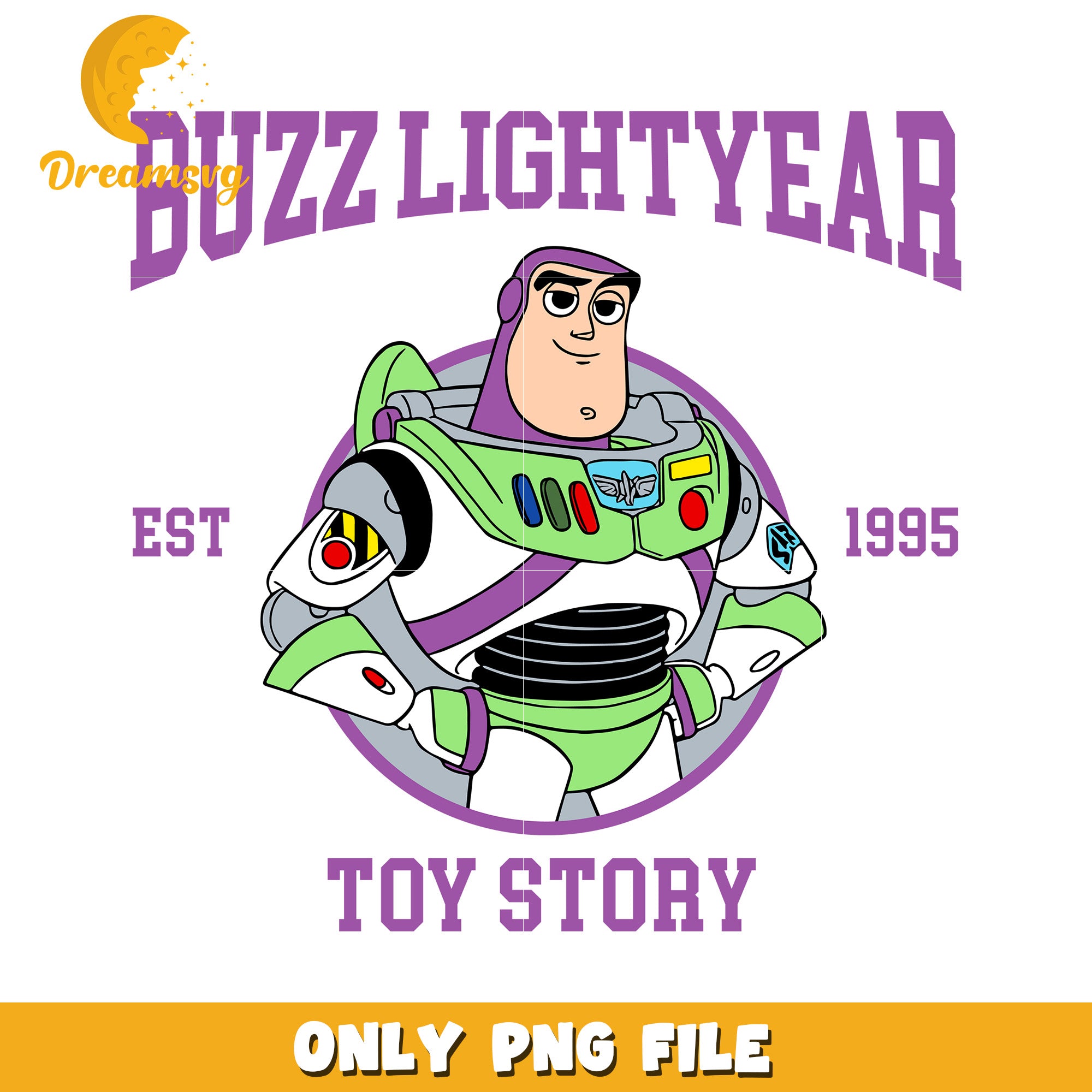 Buzz Lightyear PNG Toy Story Design – DreamSVG Store