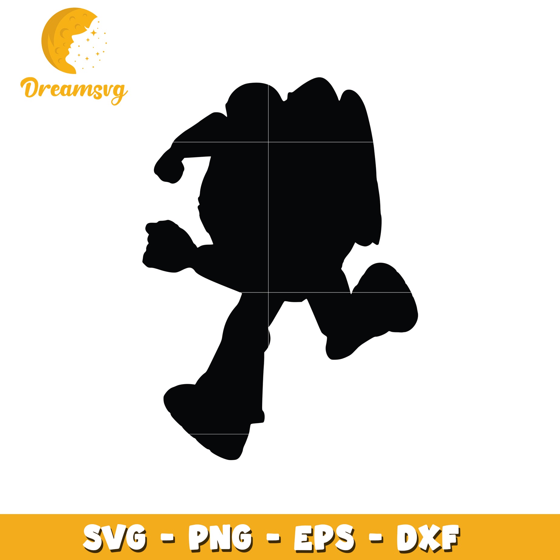 Buzz Lightyear Running SVG Cut File