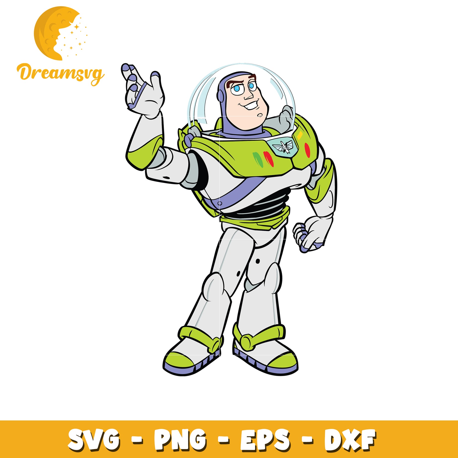 Buzz Lightyear SVG Clipart for Crafting and Design