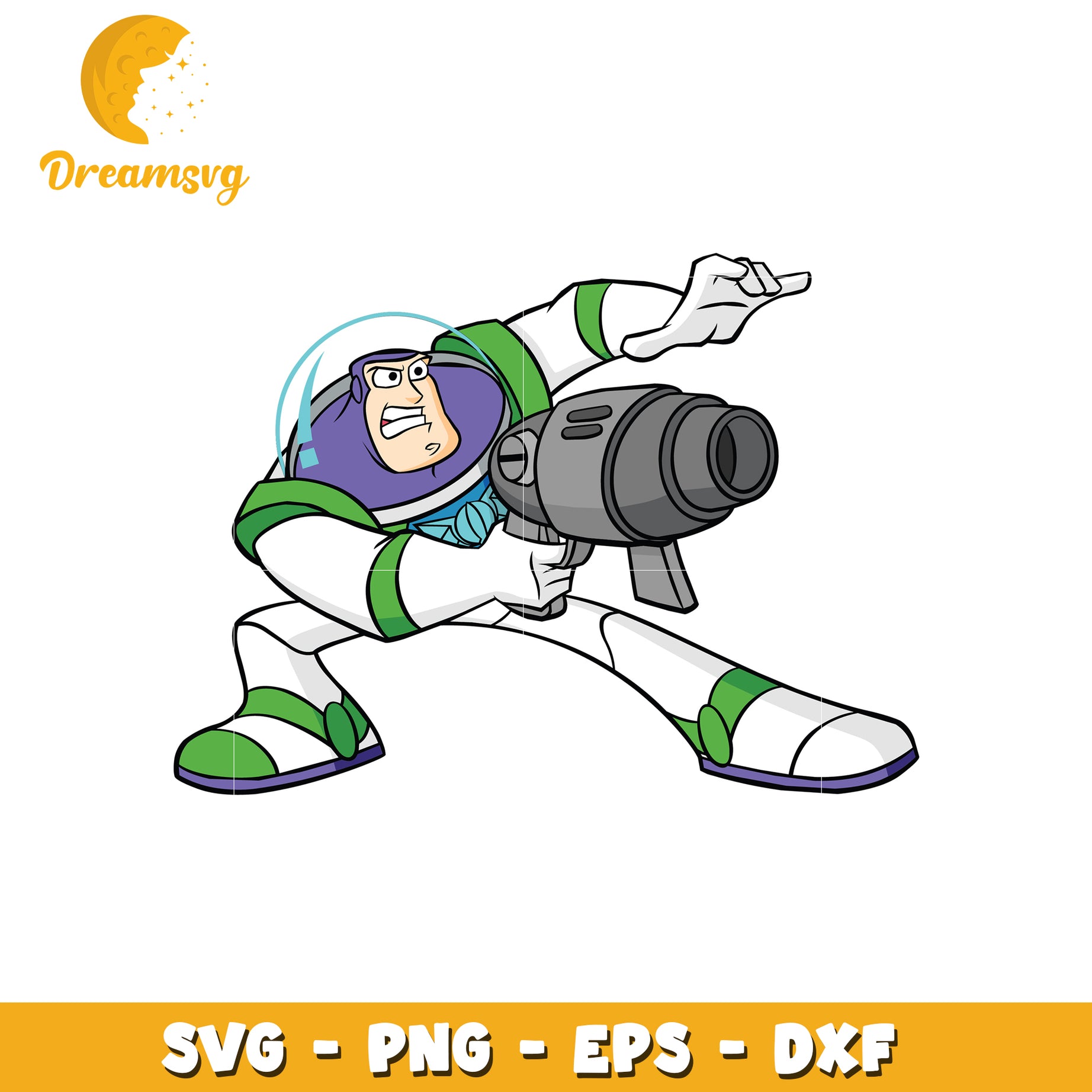 Buzz Lightyear SVG PNG EPS DXF