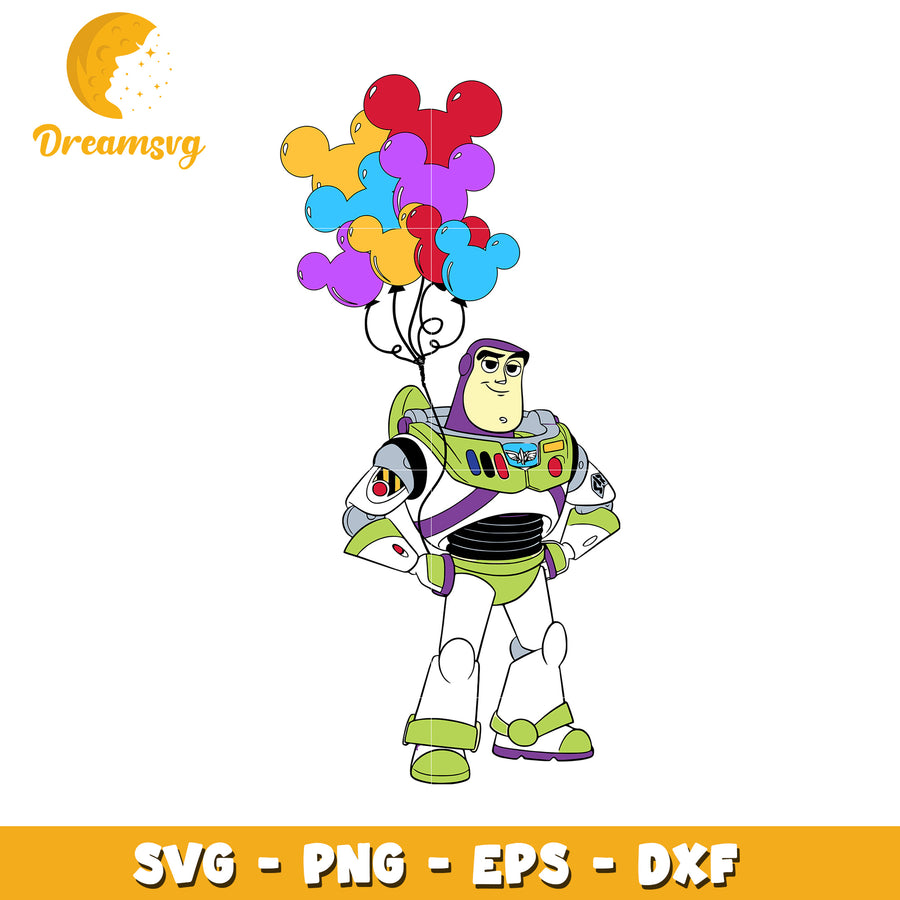 Buzz Lightyear SVG PNG EPS DXF