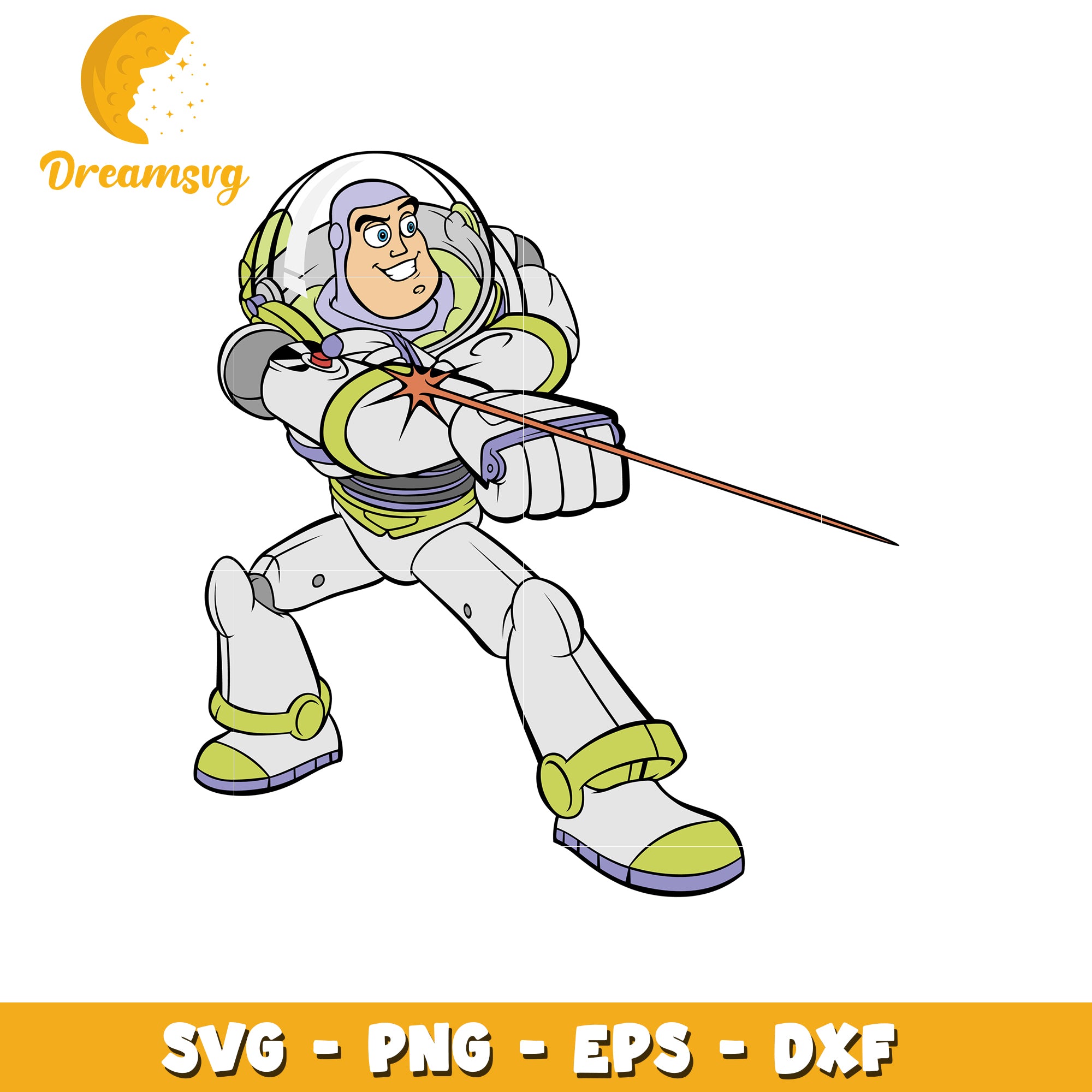 Buzz Lightyear SVG Space Adventure Fun Design