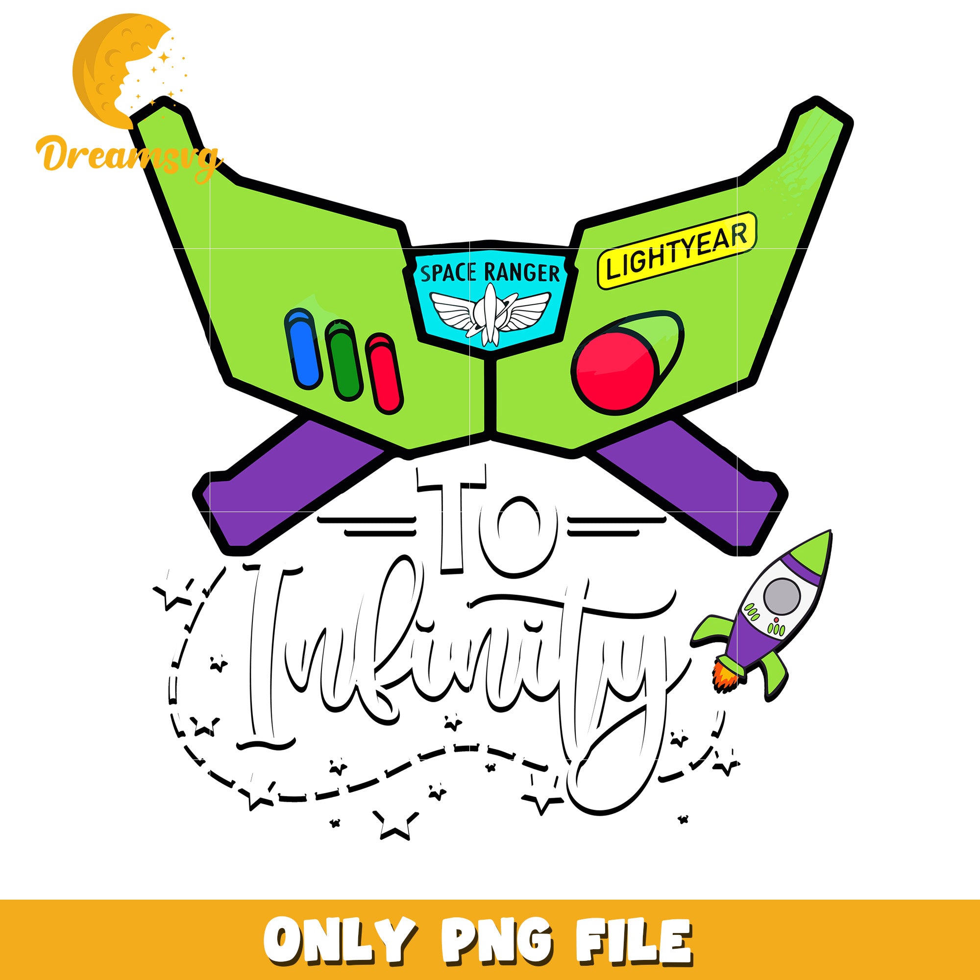 Buzz Lightyear Space Ranger Graphic PNG Downloadable File – DreamSVG Store