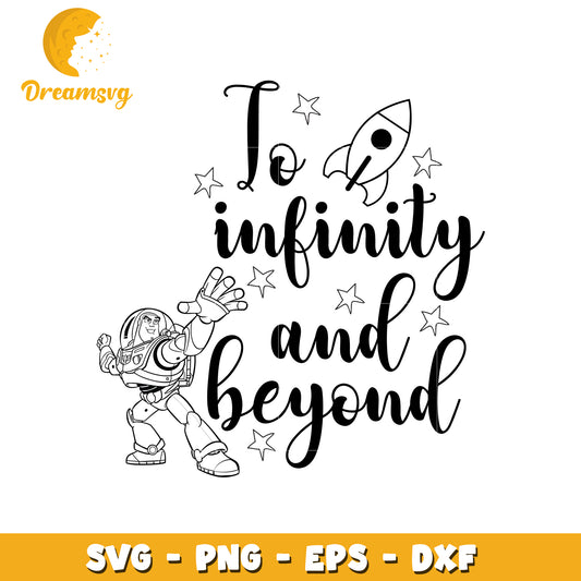 Buzz Lightyear To Infinity SVG