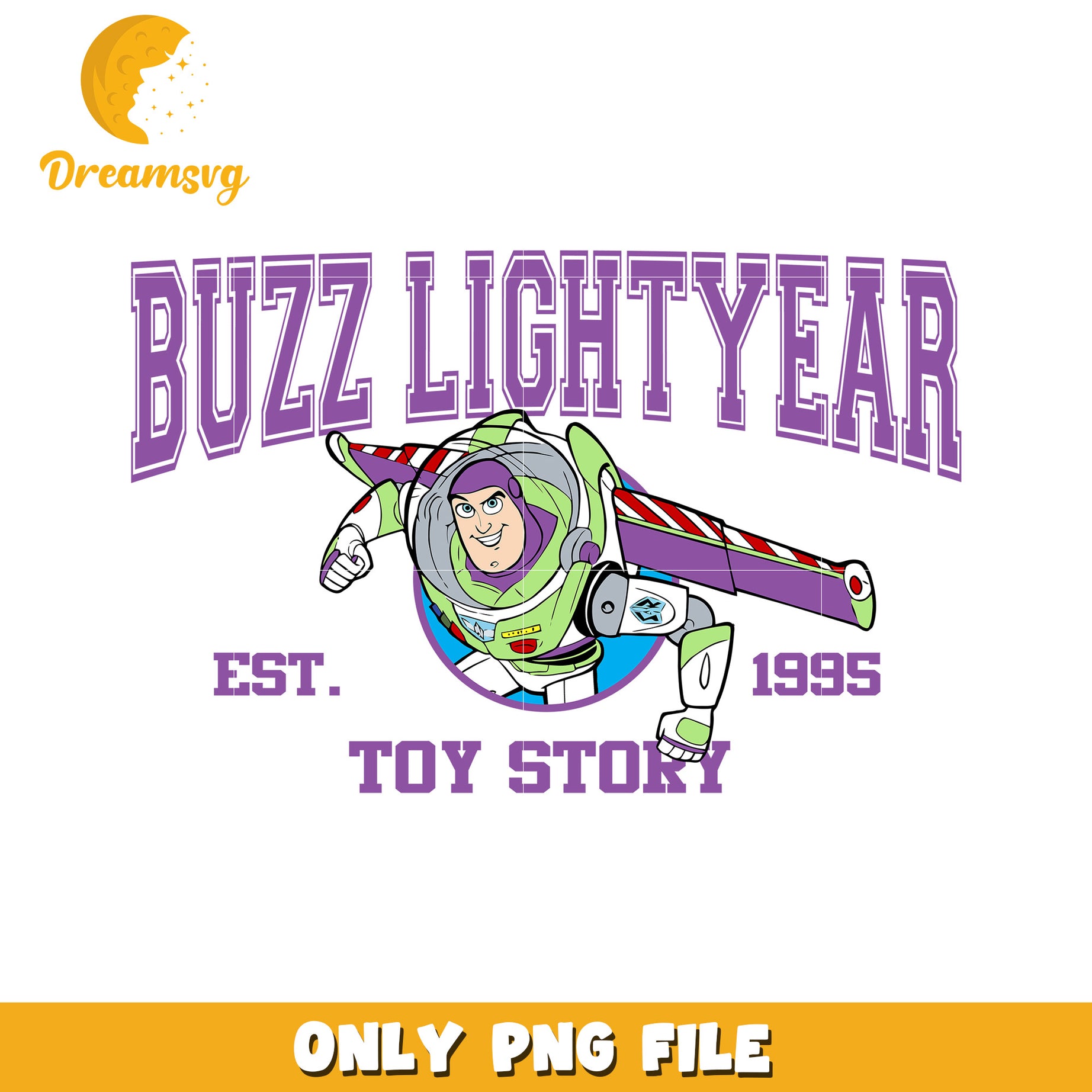 Buzz Lightyear Toy Story PNG Graphic Design File