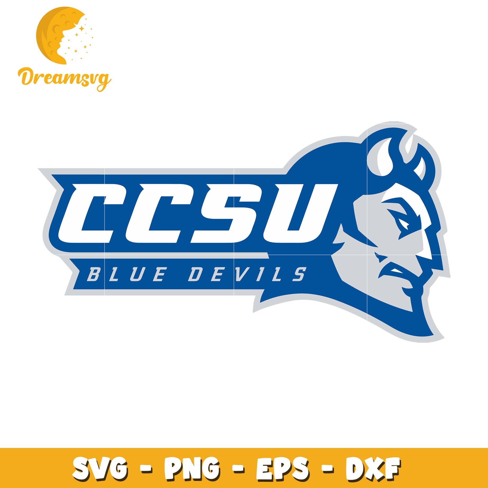 CCSU Blue Devils SVG Cut File