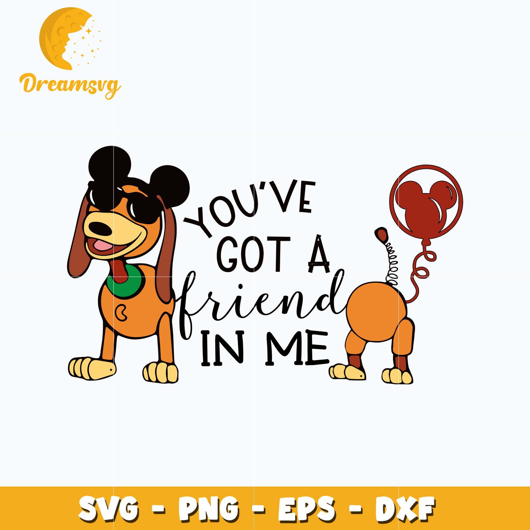 Mickey you've got a friend in me svg