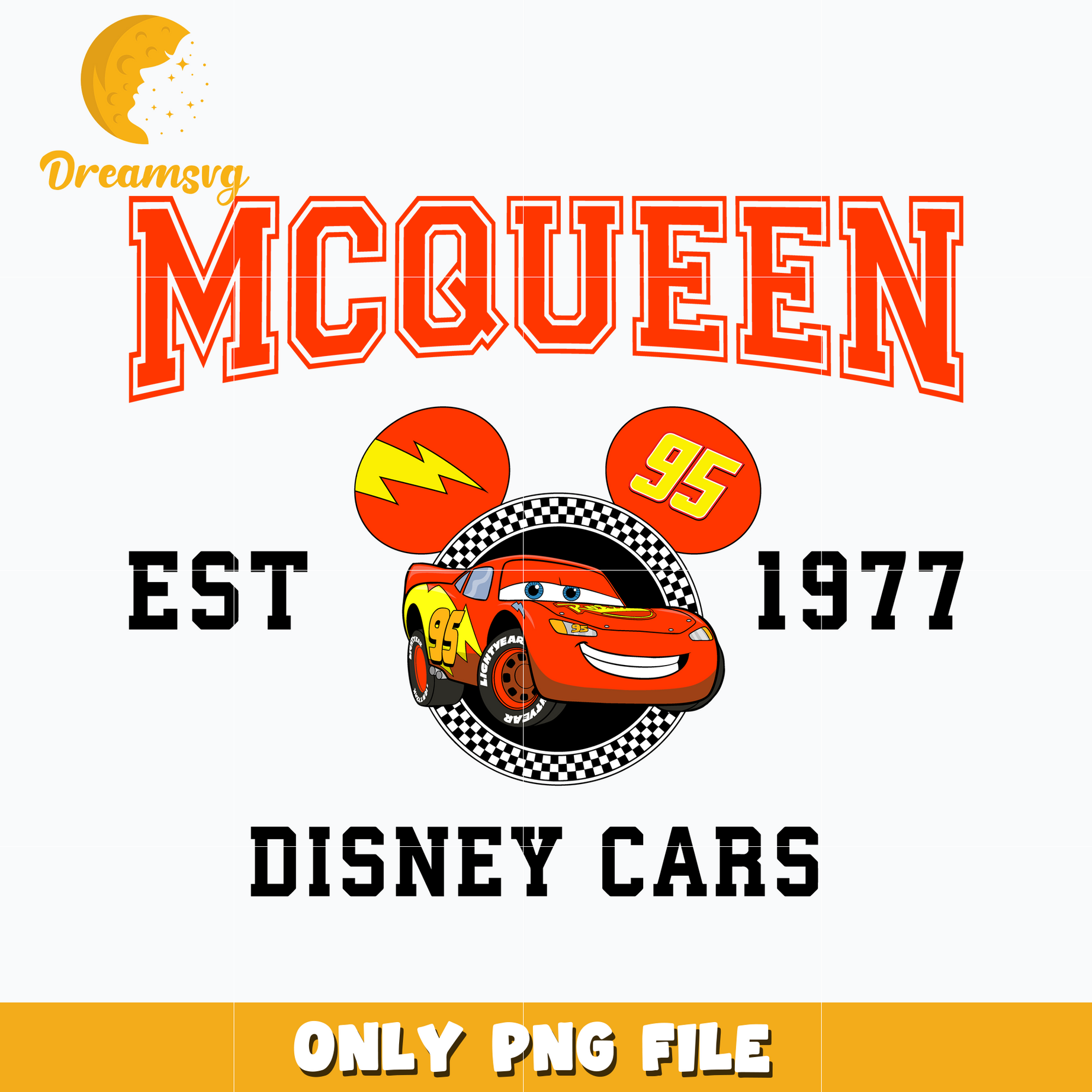 Mcqueen Mickey Head est 1977 png