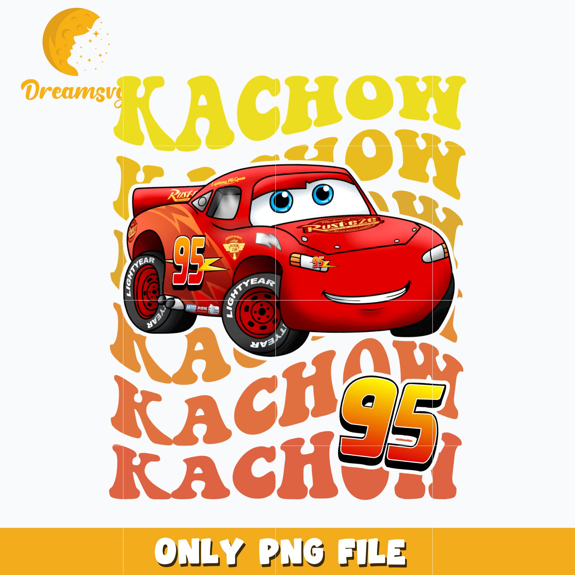 Lightning McQueen 95 ka chow png