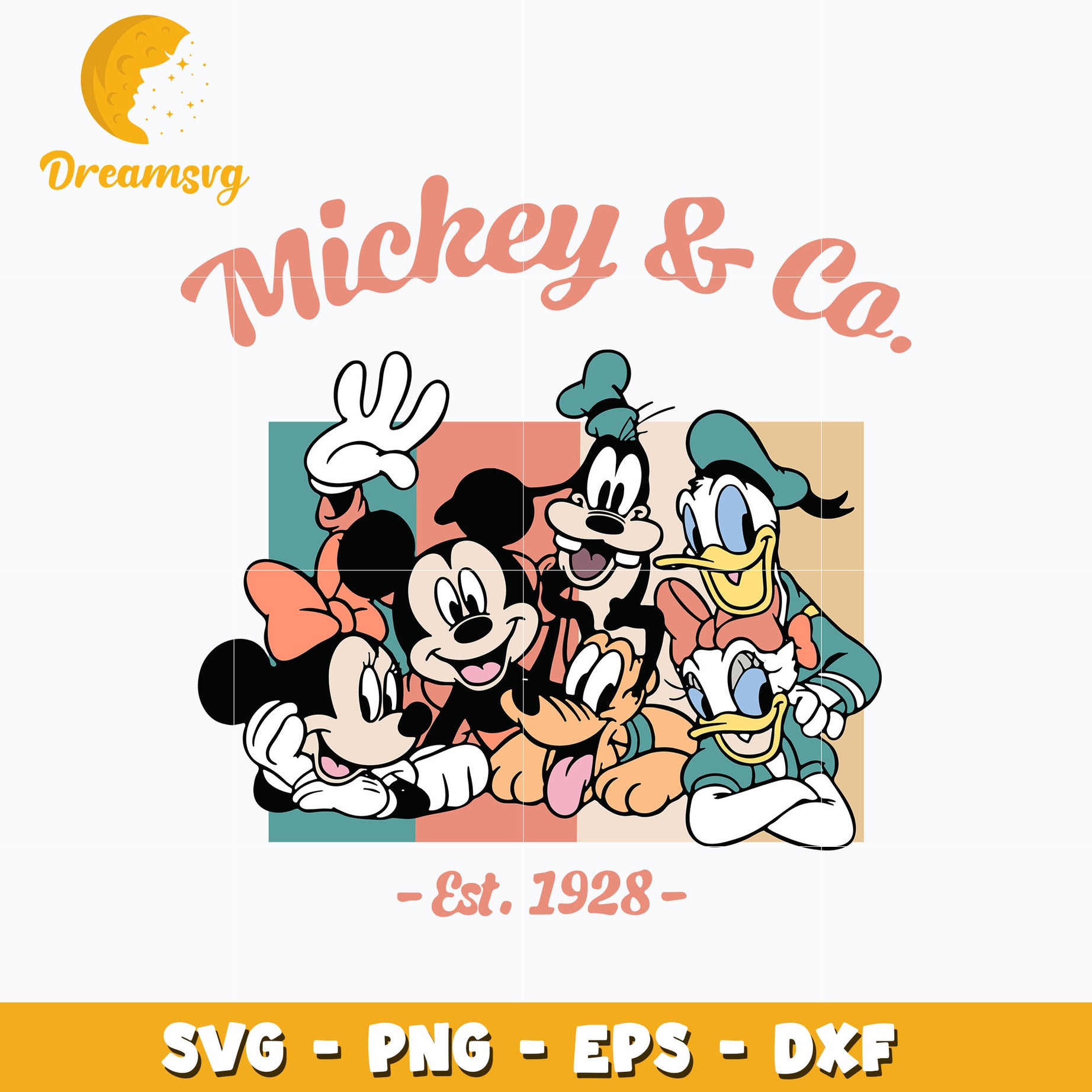 Mickey And Co est 1928 svg