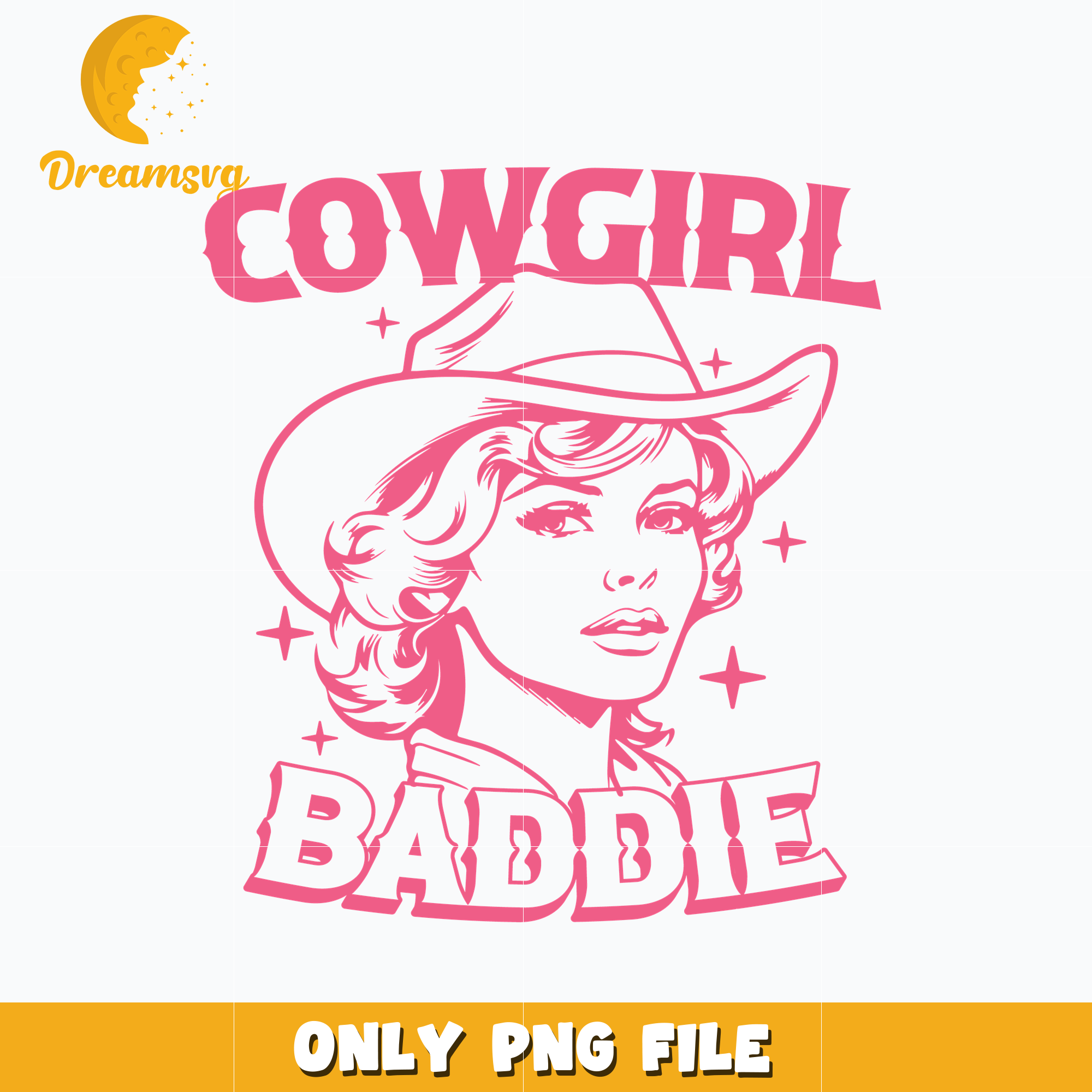 Women cowgirl baddie vintage png