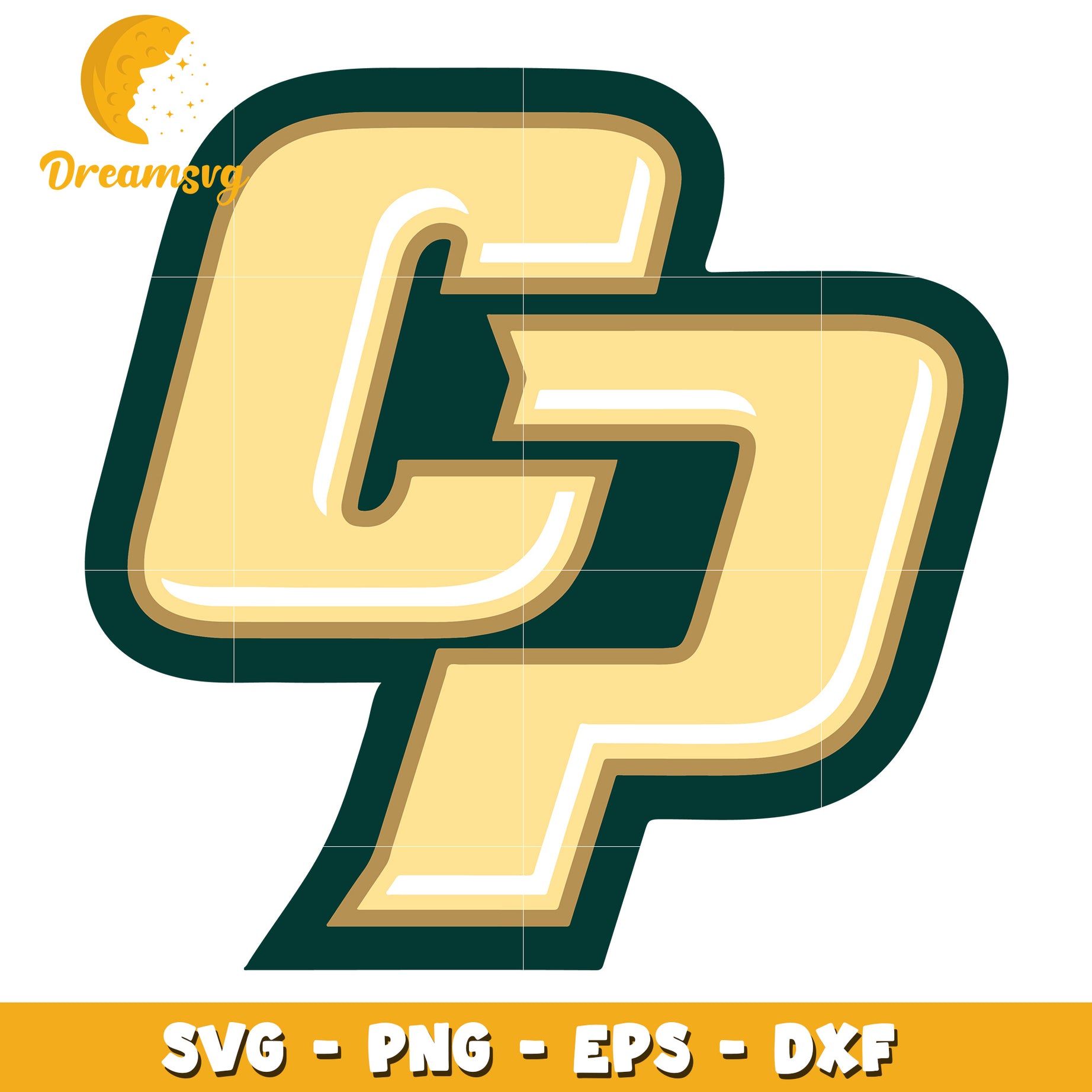 CP Logo SVG PNG EPS DXF Cut File