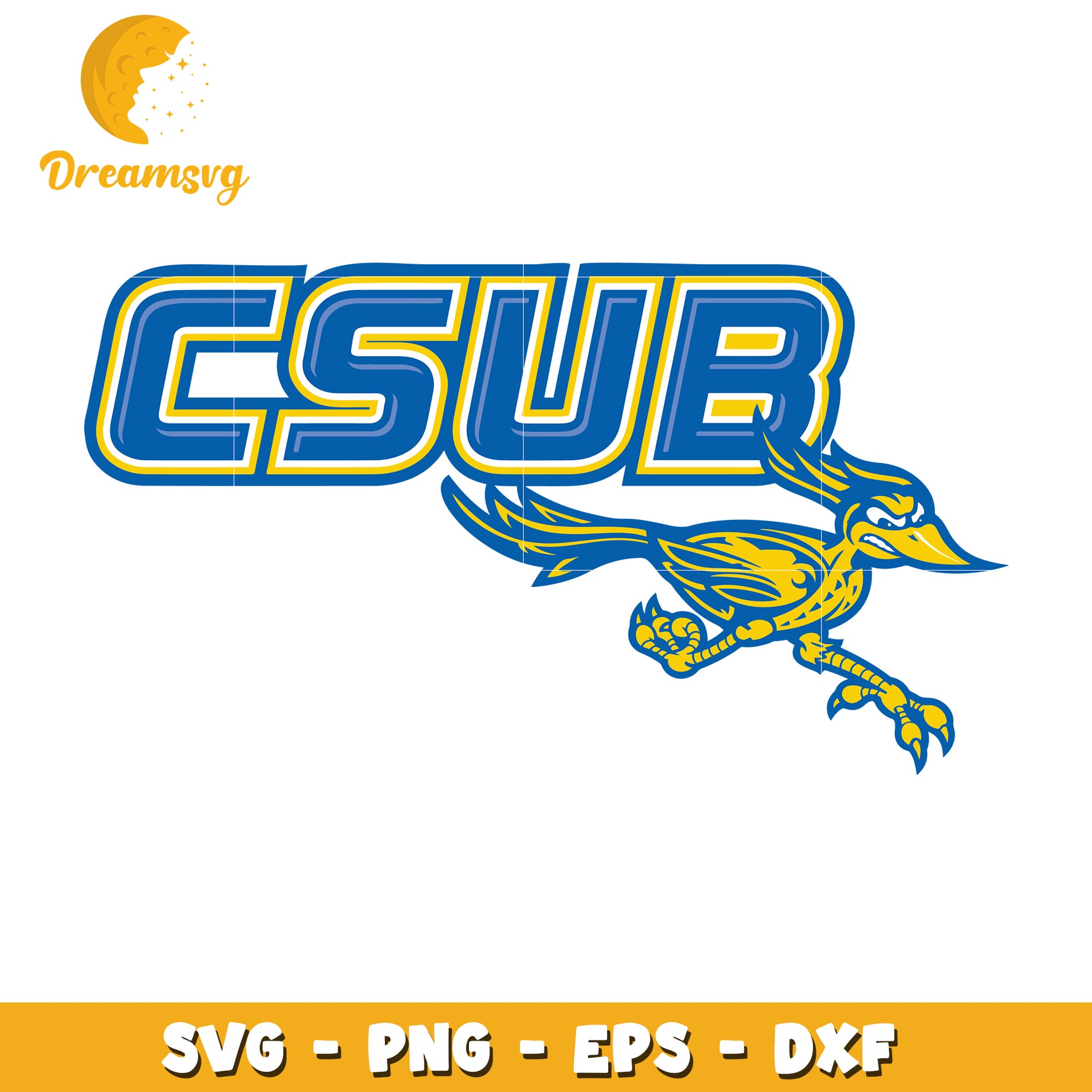 CSUB Mascot SVG PNG EPS DXF Files