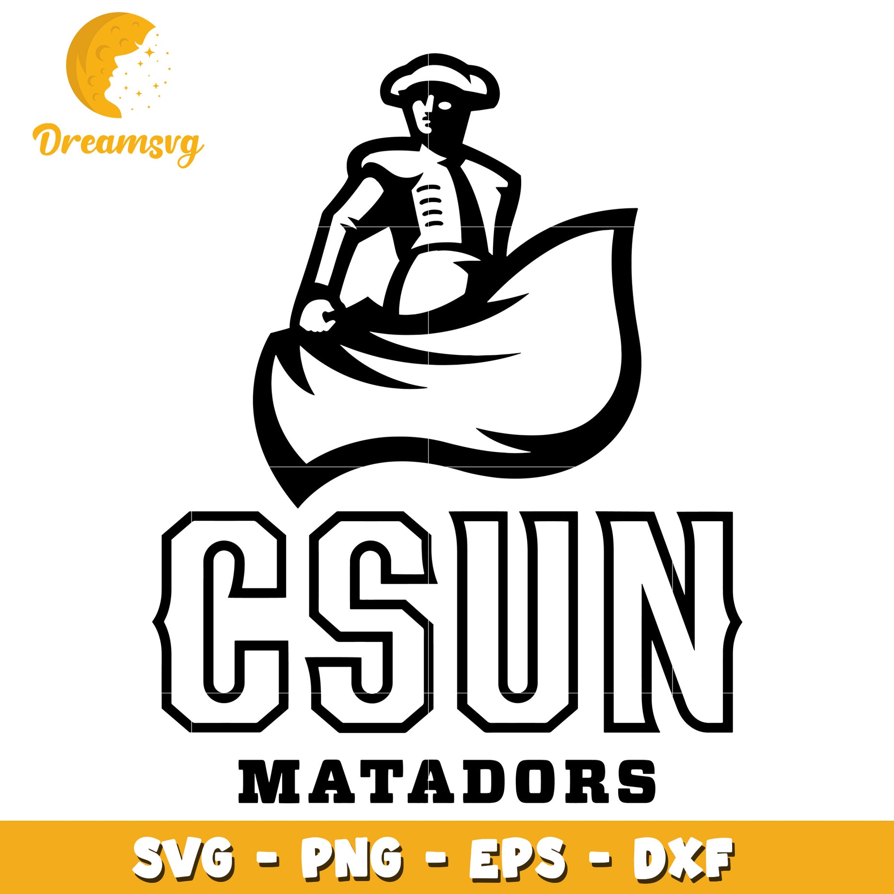 CSUN Matadors Logo SVG Design for Creative Projects and Crafts