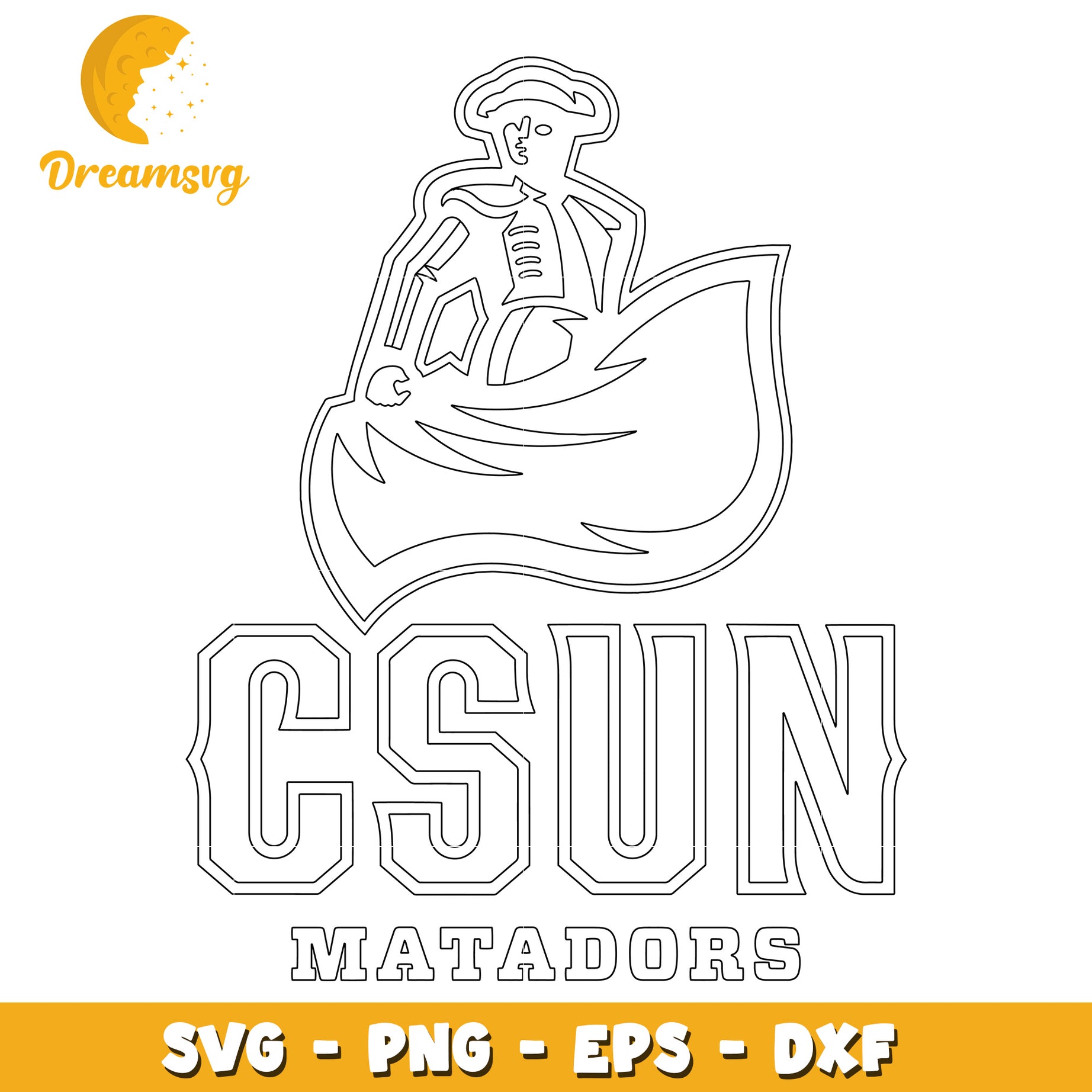 CSUN Matadors SVG Cut File