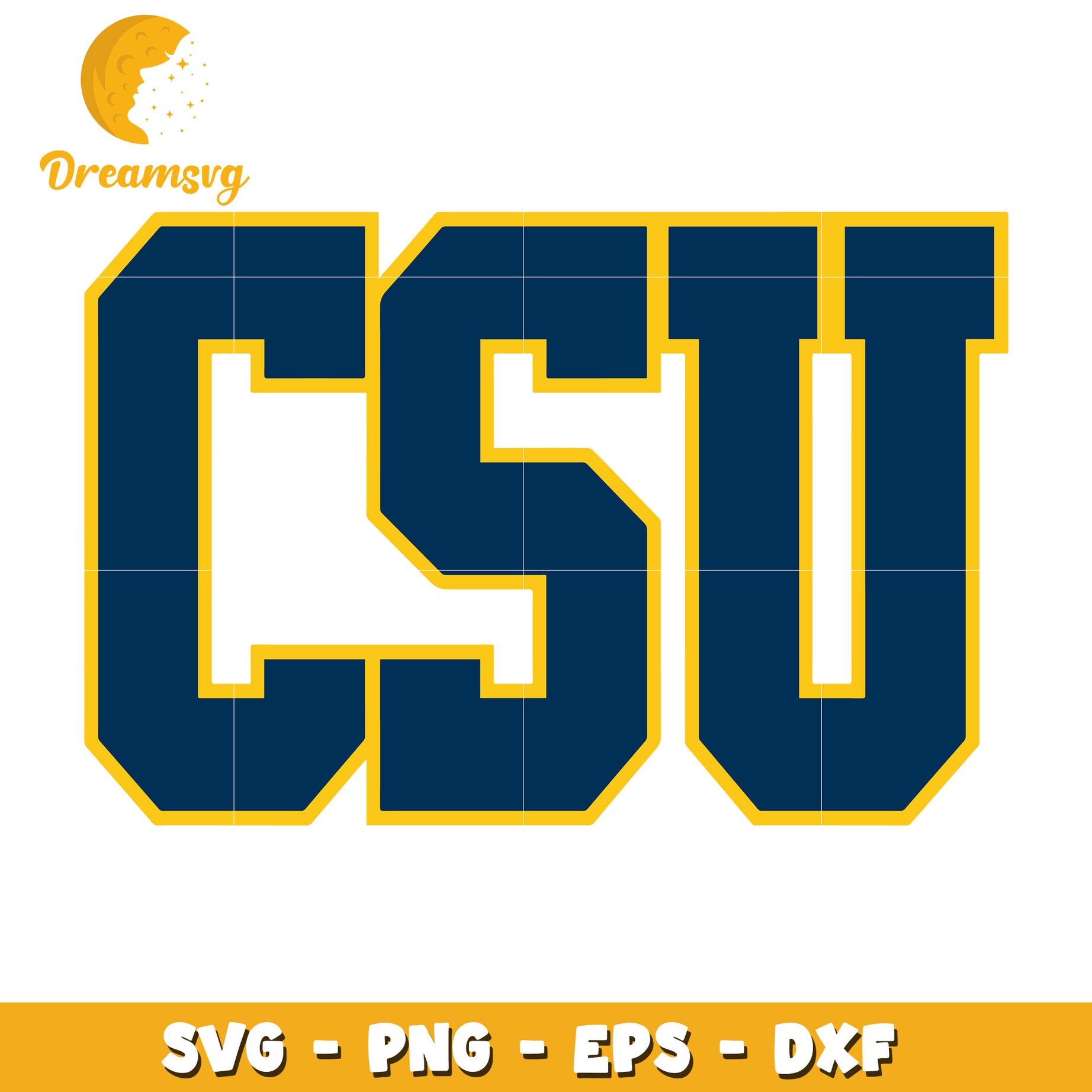 CSU SVG Cut File PNG EPS DXF