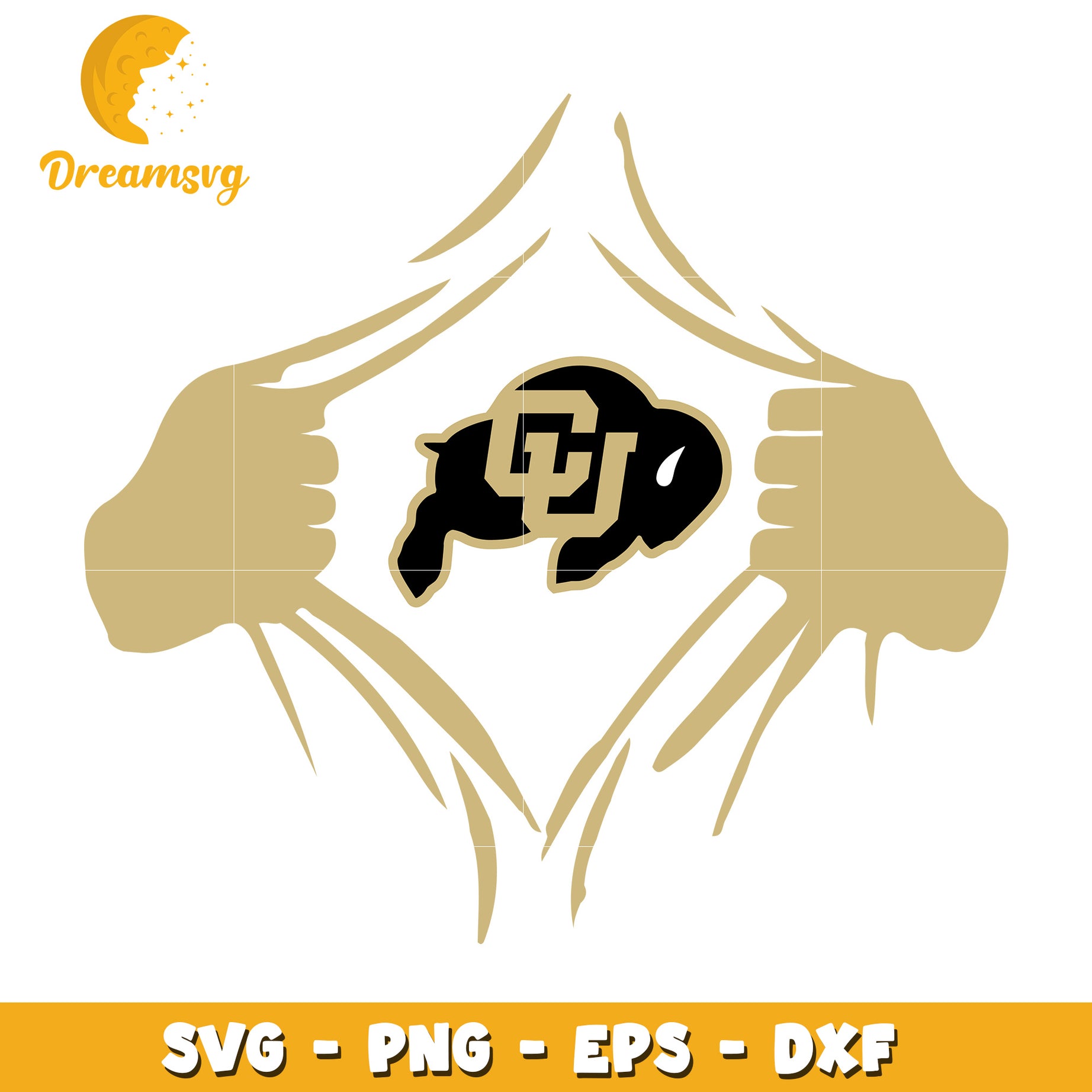CU Buffalo Ripping Shirt SVG PNG EPS DXF