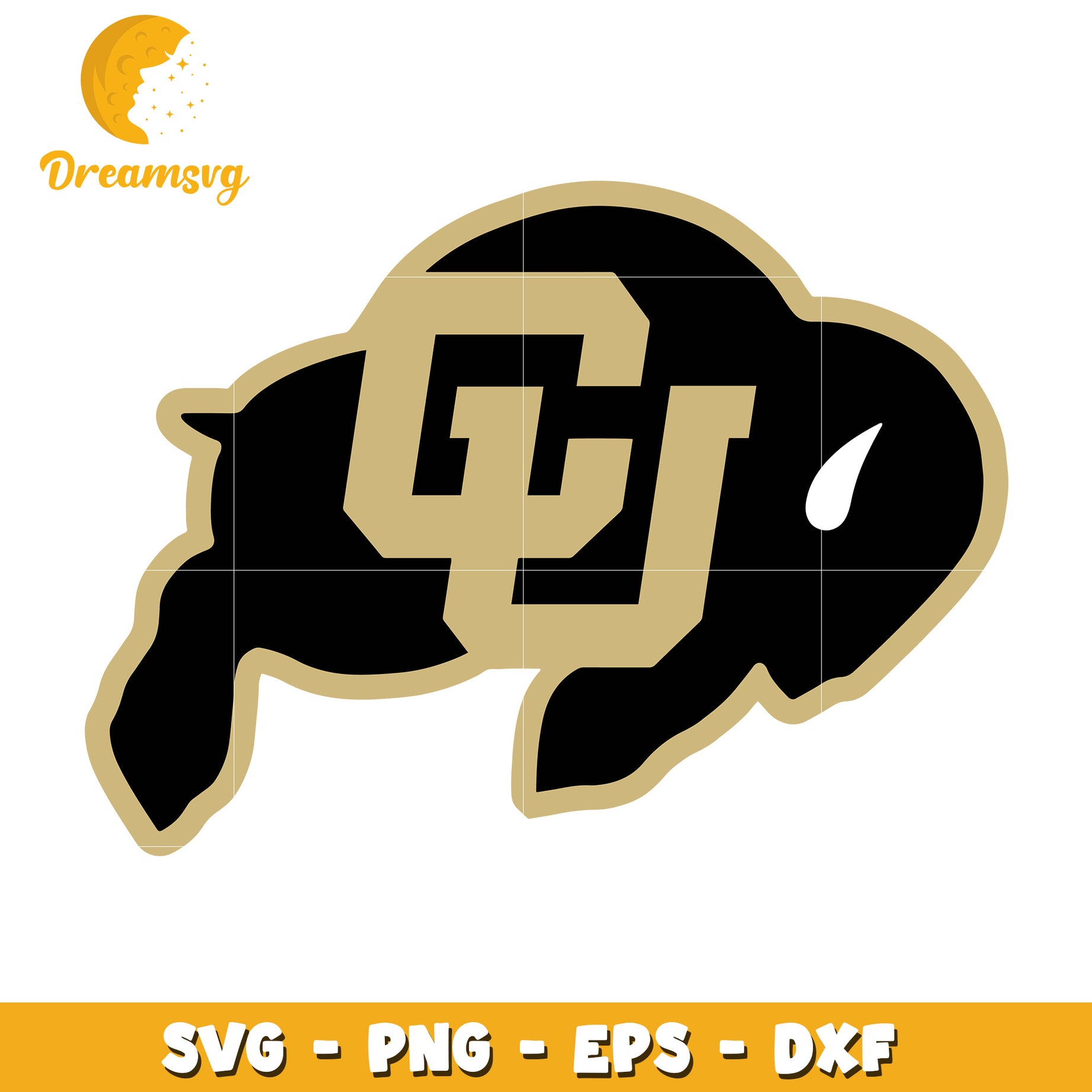 CU Buffalo SVG PNG EPS DXF Cut File