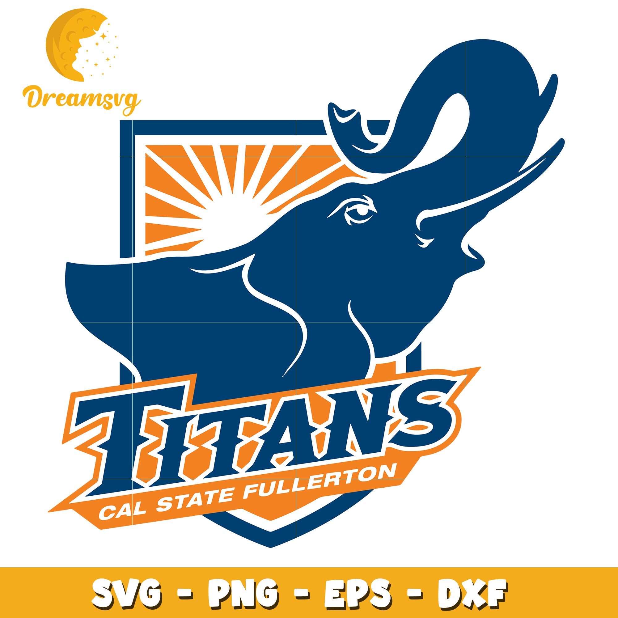 Cal State Fullerton Titans SVG Logo
