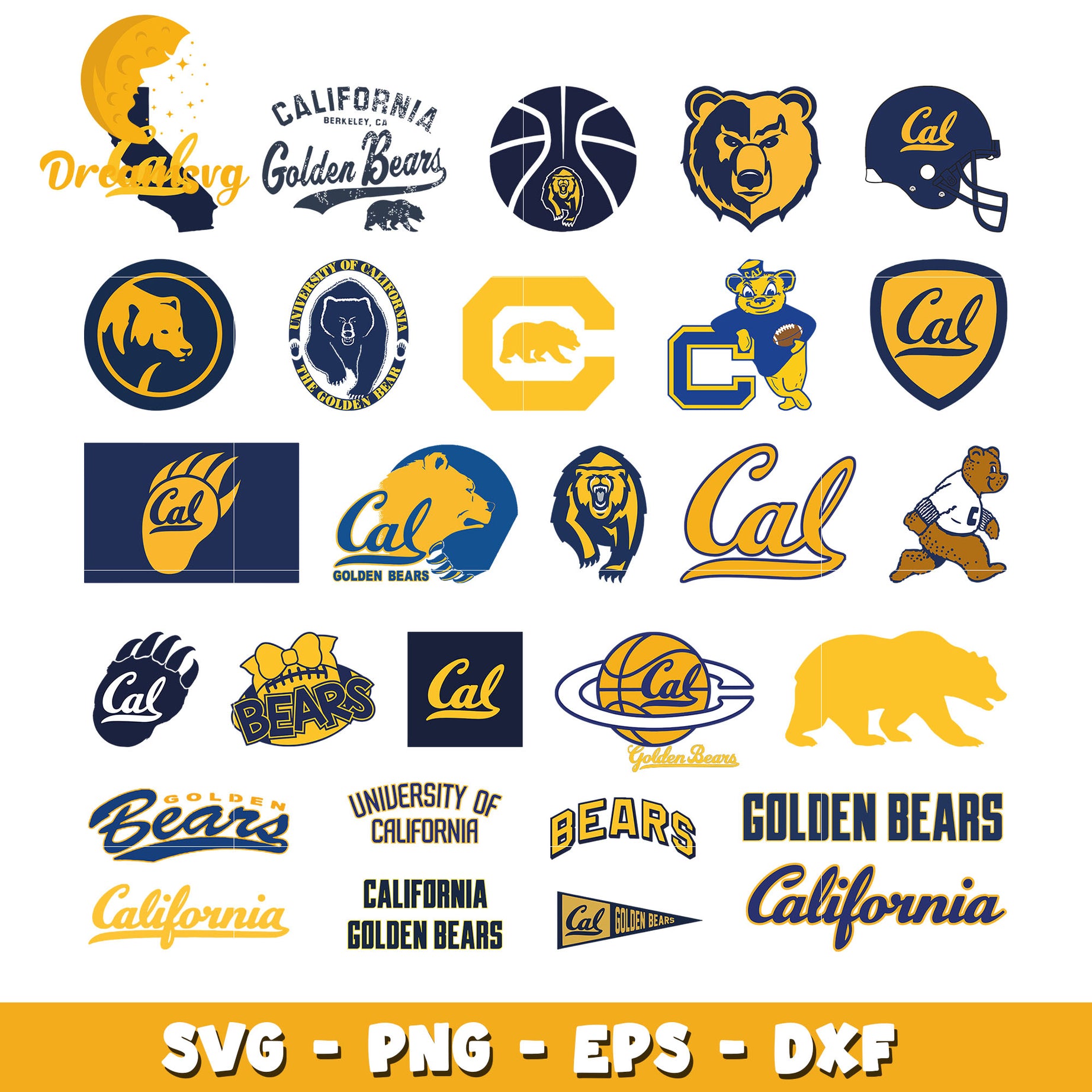 California golden bears design bundle svg, california golden bears​ svg