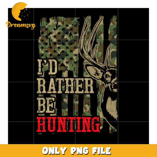 Camouflage Hunting Deer PNG Design