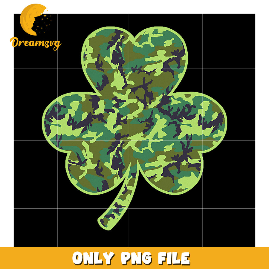 Camouflage Shamrock PNG Download