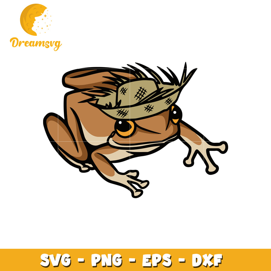 Camping frog png, cute frog camper png, funny toad outdoors png