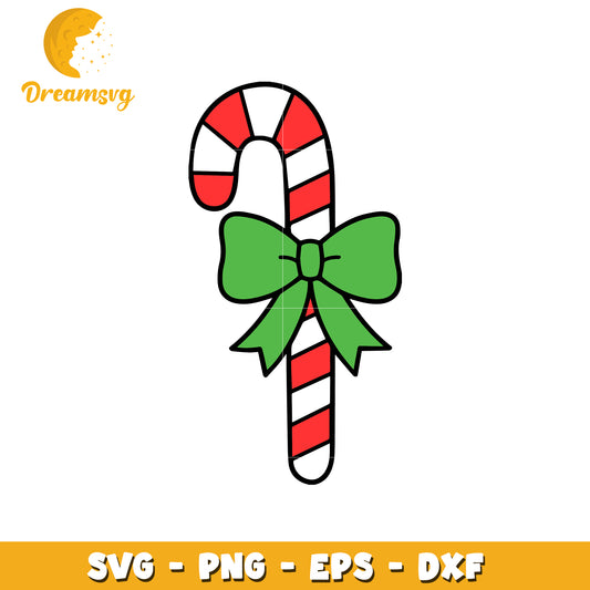 Candy Cane SVG PNG EPS DXF Cut File