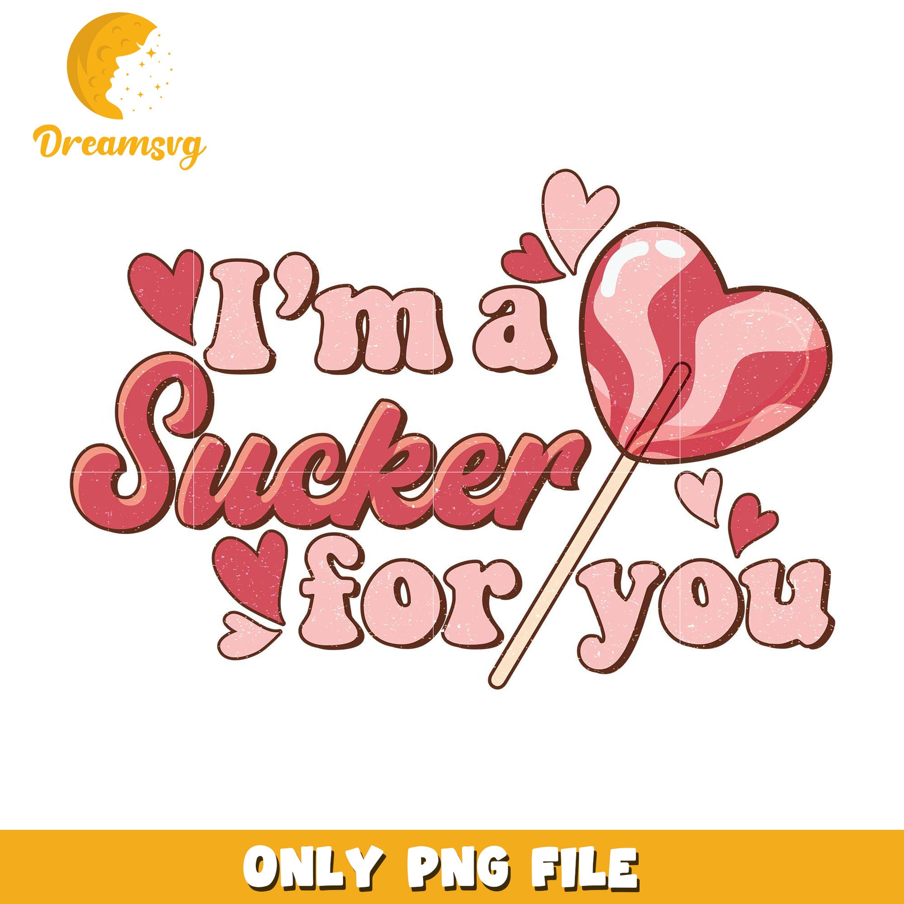 Candy heart I'm a sucker for you png, font design png, Candy heart png