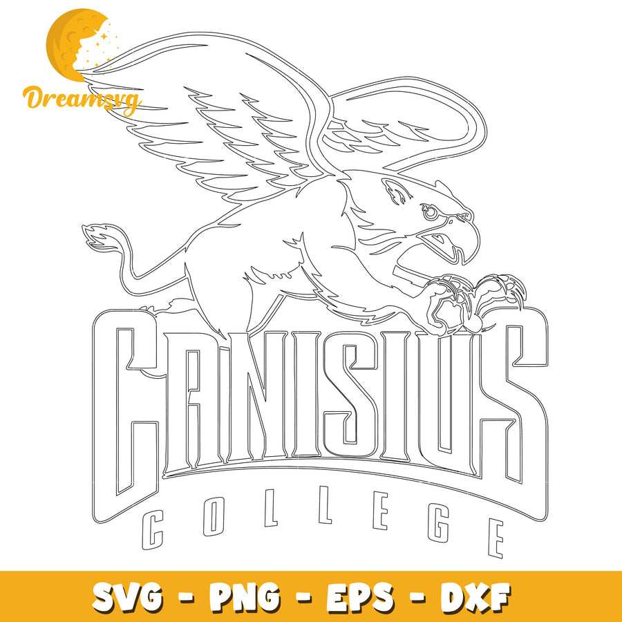 Canisius College Griffin SVG Design for Crafts and Cutters